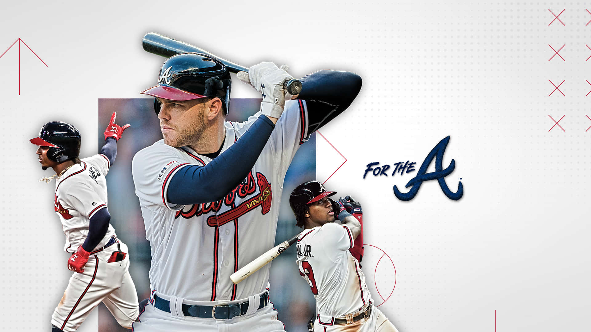 Atlanta Braves, baseball players, bats, Full HD Desktop Wallpaper