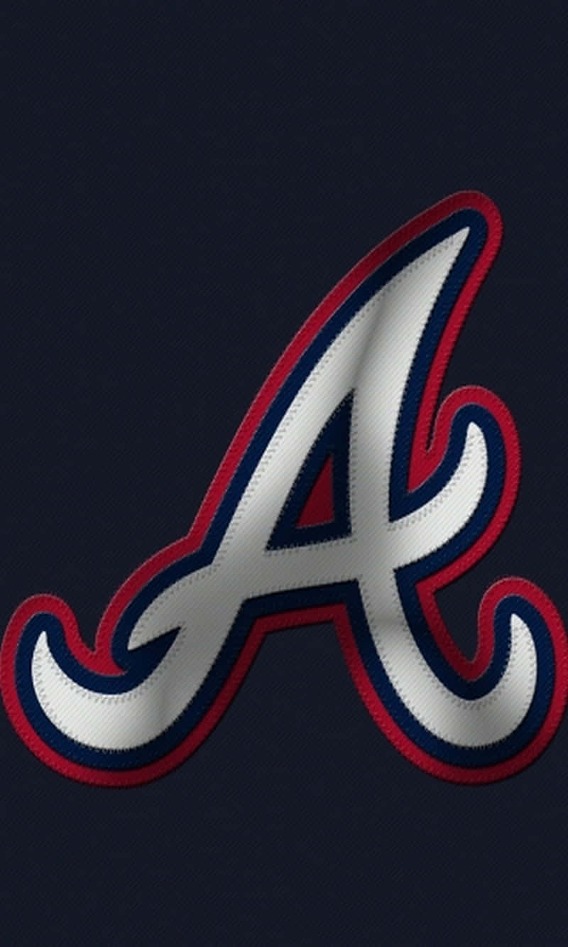 Atlanta Braves, iPhone, white letter A, HD Phone Wallpaper