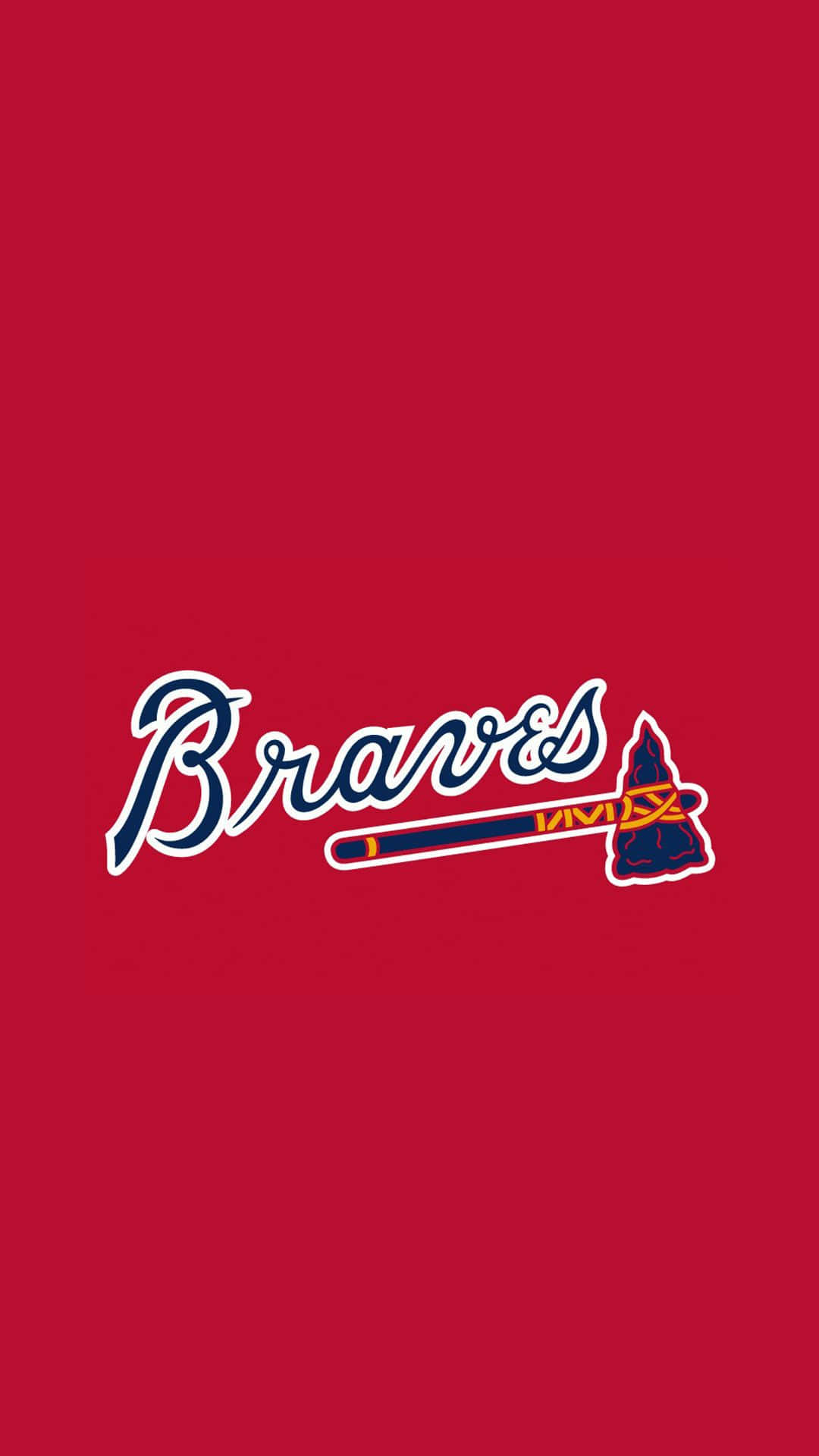 Atlanta Braves, iPhone, logo, Full HD Phone Wallpaper