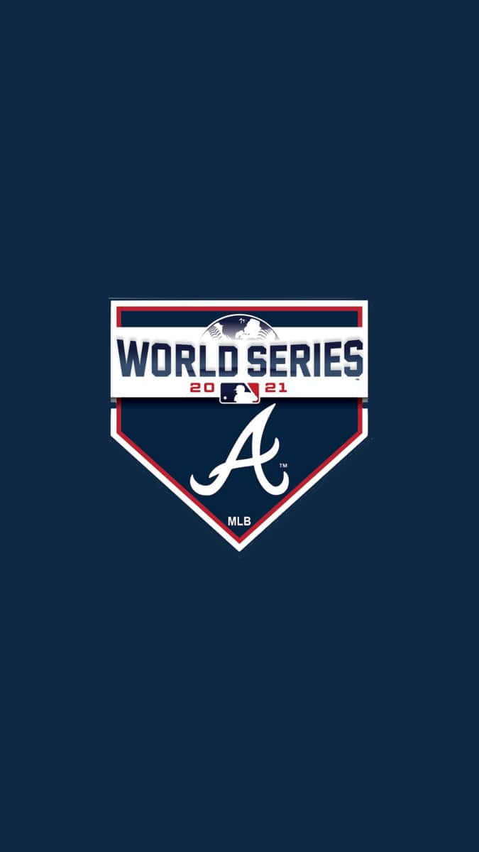 Atlanta Braves, 2021 World Series, navy blue, SD Phone Wallpaper