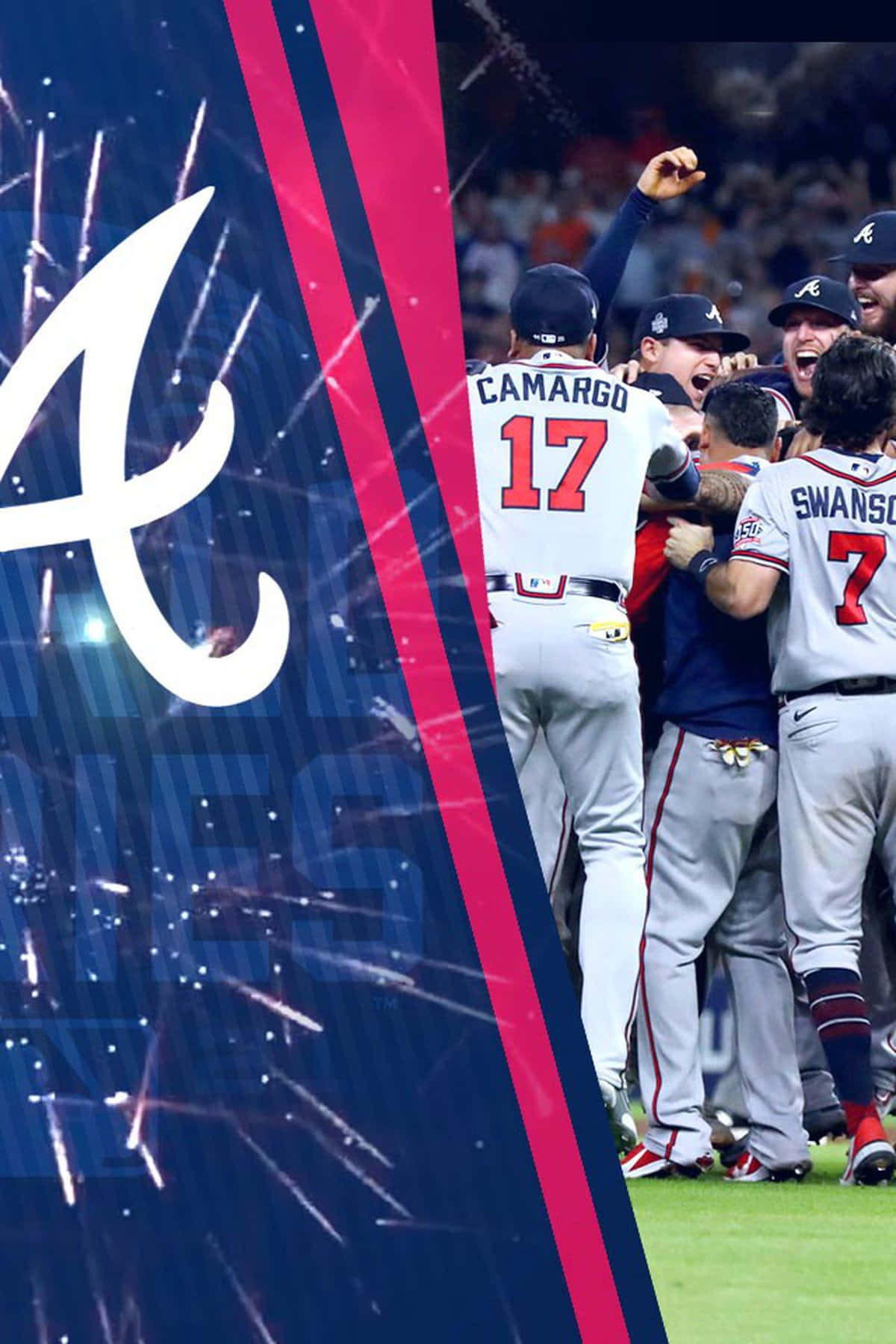 Atlanta Braves, iPhone, baseball players, HD Phone Wallpaper