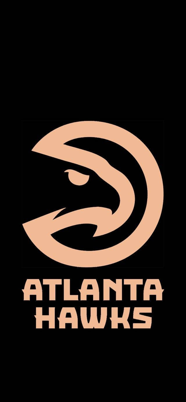 Atlanta Hawks, pale yellow, peach, HD Phone Wallpaper