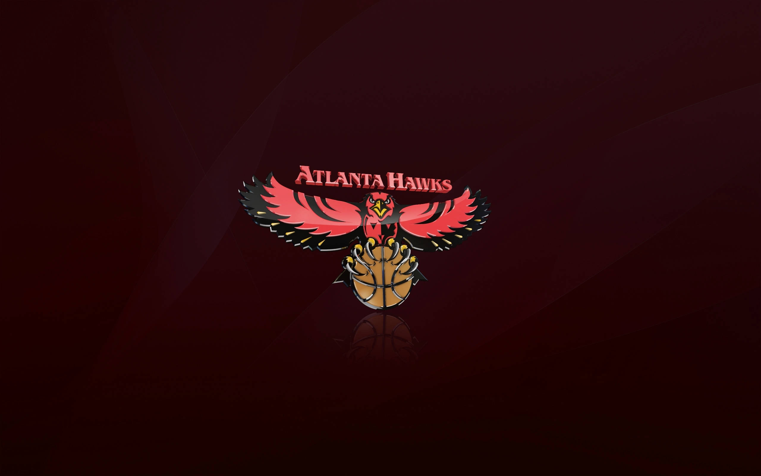Atlanta Hawks, maroon, red hawk, 2K Desktop Wallpaper