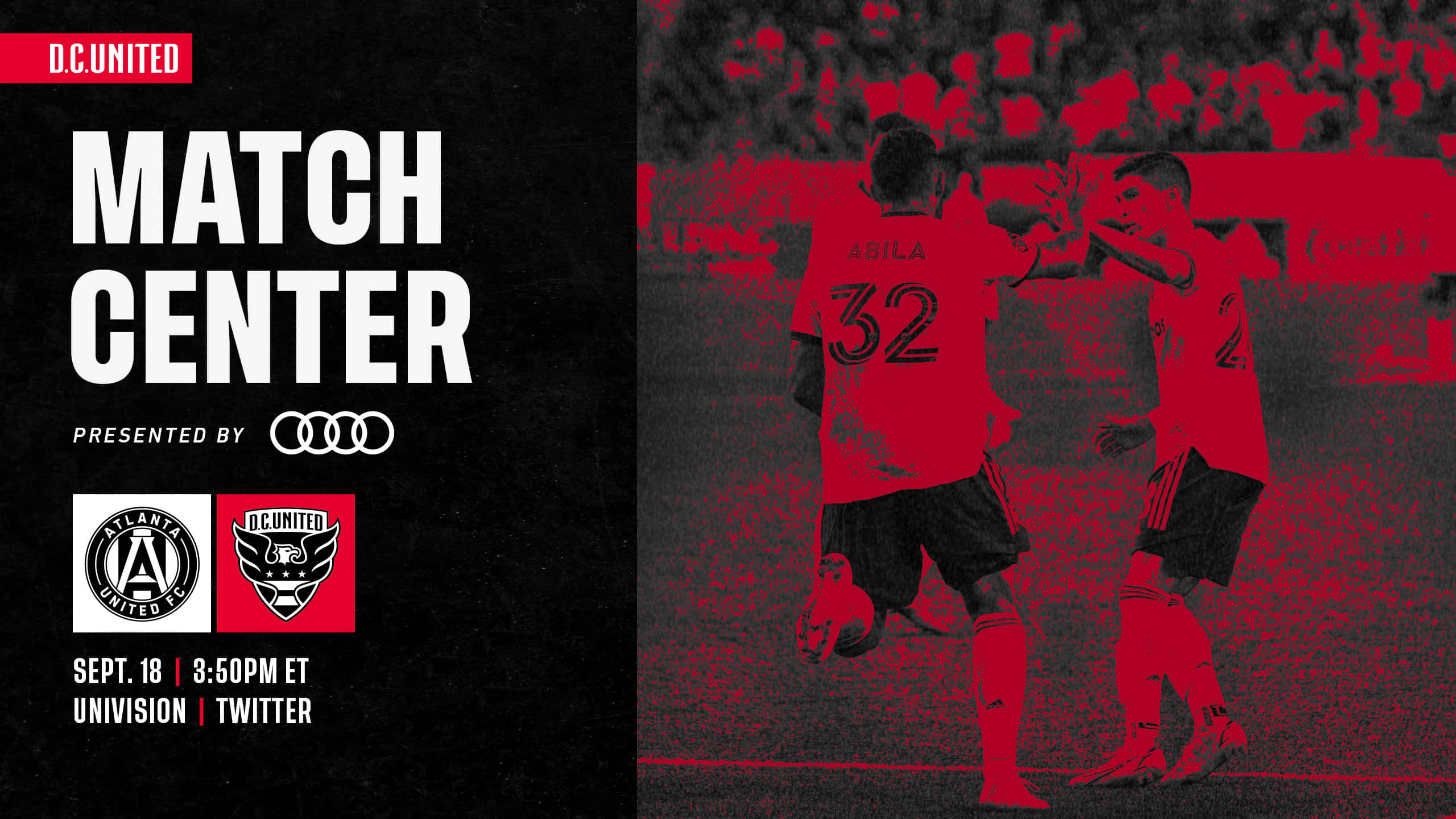 Atlanta United FC, D.C. United, red jerseys, 2K Desktop Wallpaper