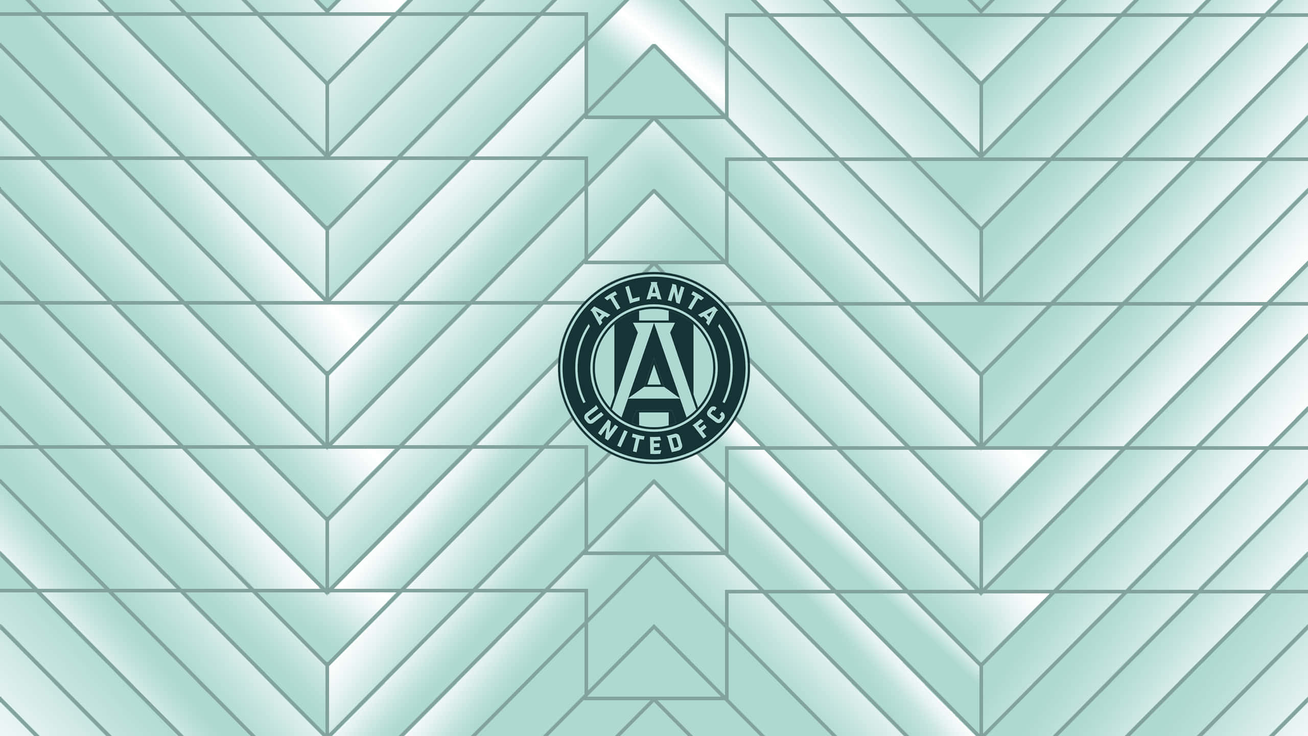 Atlanta United FC, blue pattern texture, geometric chevron pattern, 2K Desktop Wallpaper