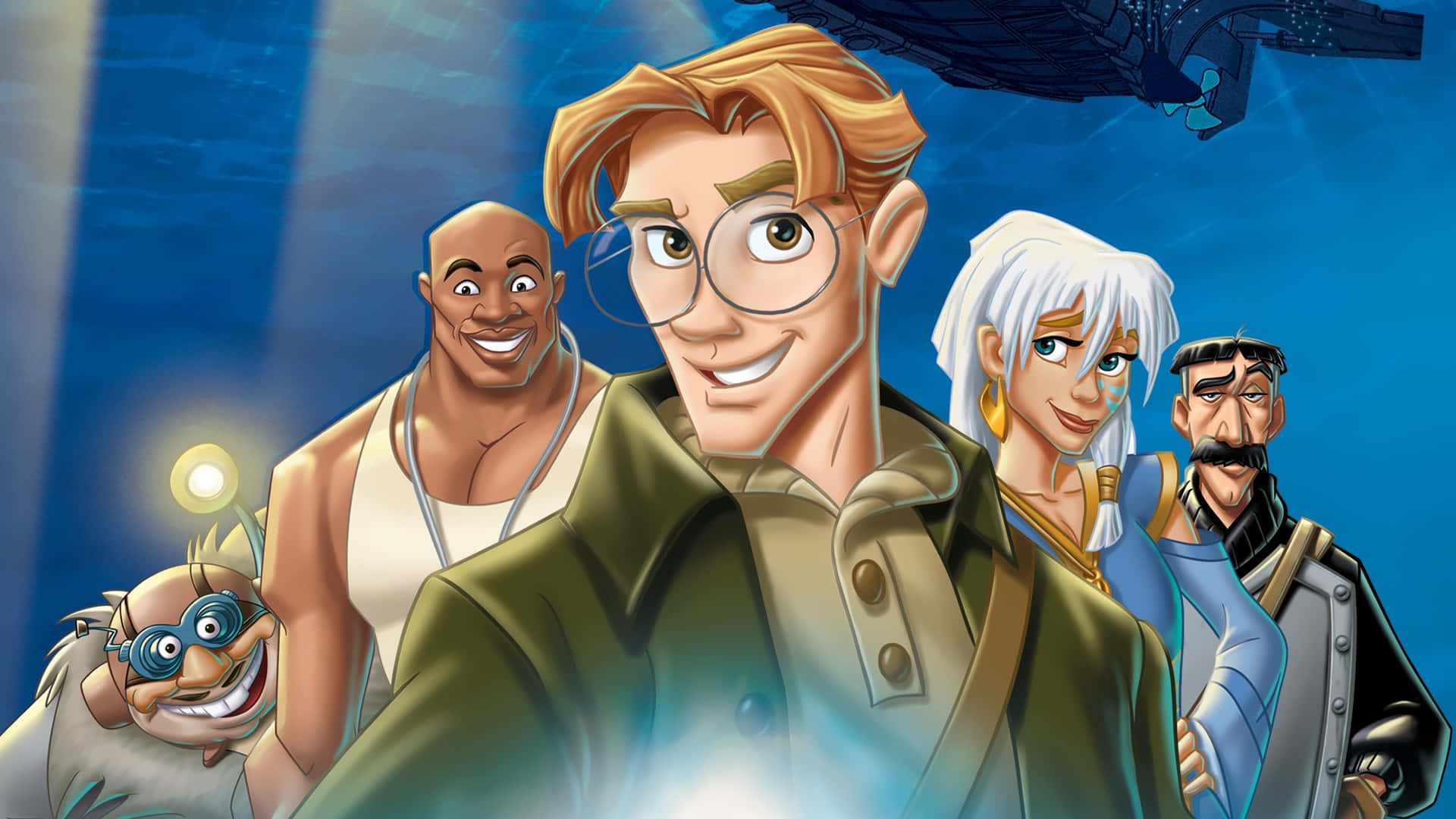 Atlantis the lost empire, characters, sunbeam, Full HD Desktop Wallpaper
