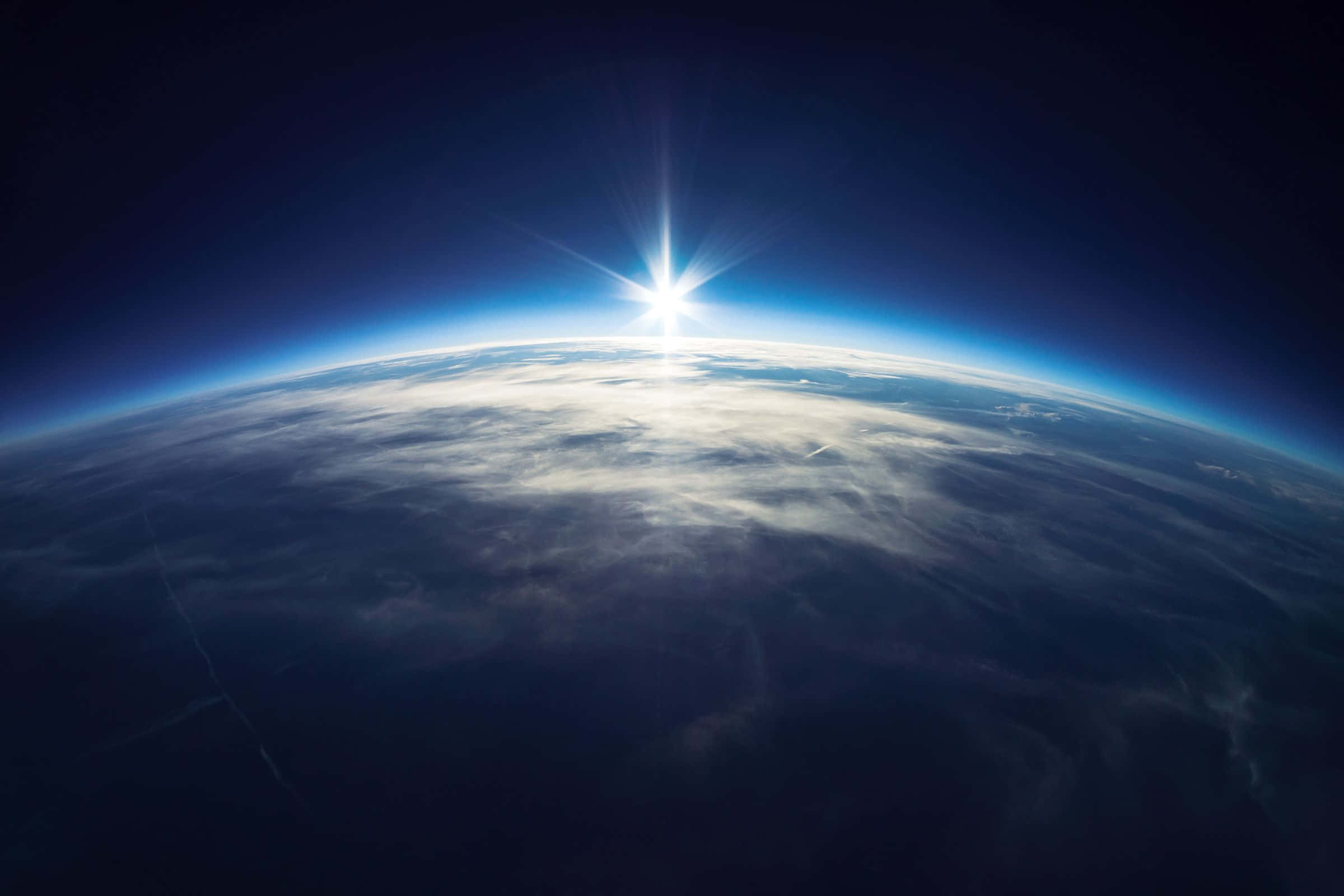 Sunrise, Earth, space, Full HD Desktop Wallpaper