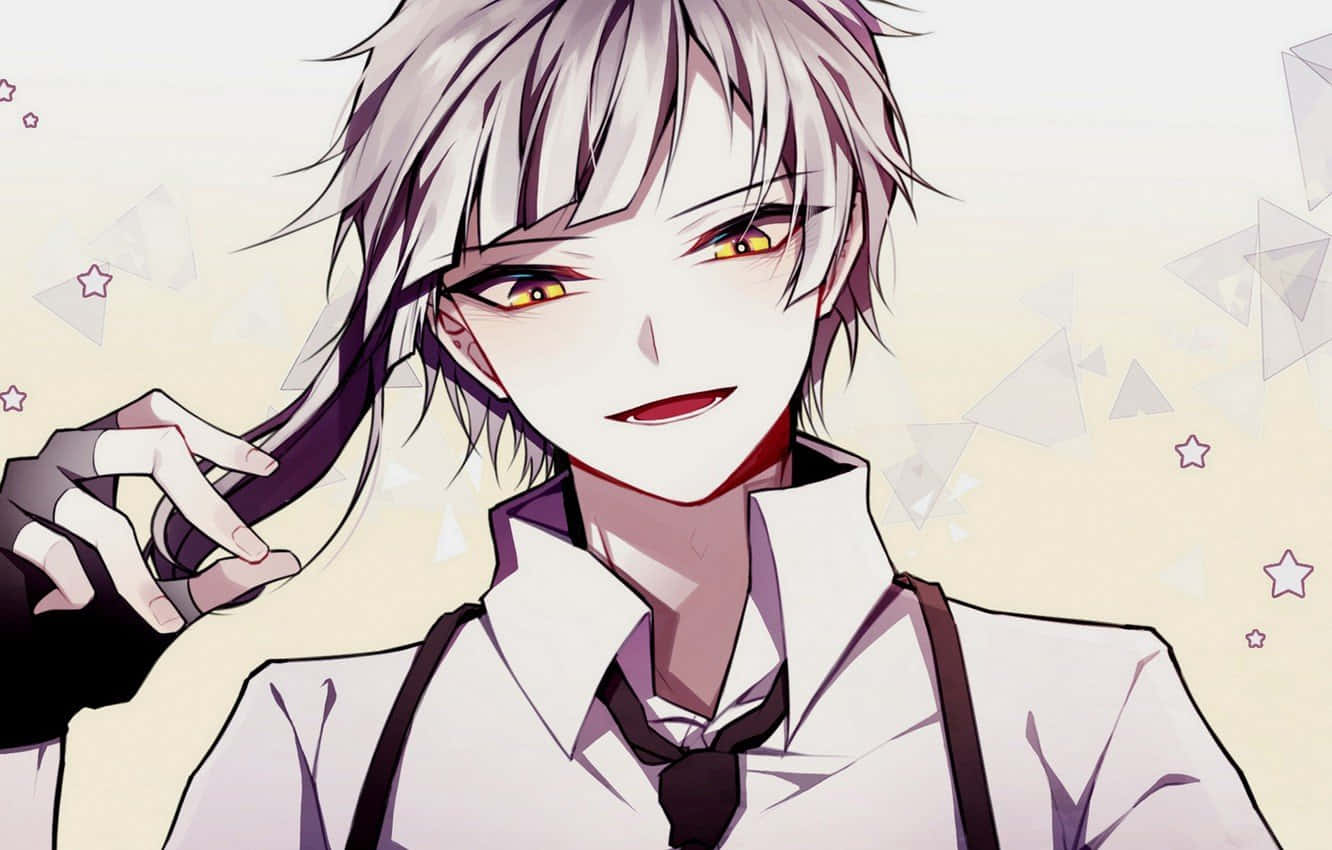 Atsushi Nakajima, silver-haired, golden eyes, HD Desktop Wallpaper