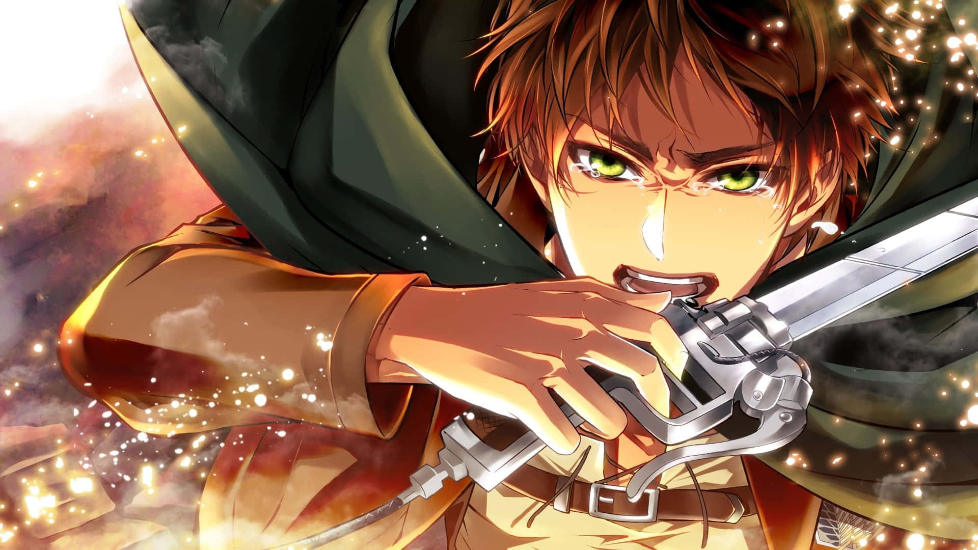 Attack On Titan Poster, 1920 x 1080, anime warrior, Full HD Desktop Wallpaper
