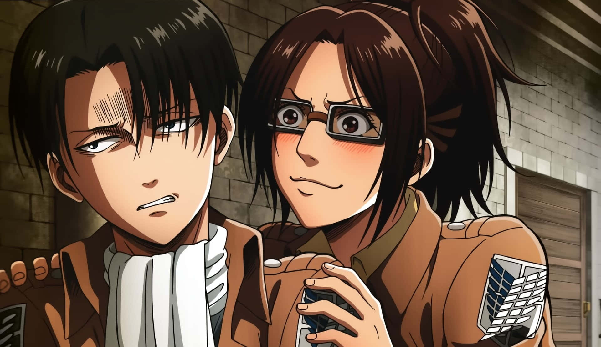 Attack On Titan Season 1, brown uniforms, gear patches, Full HD Desktop Wallpaper