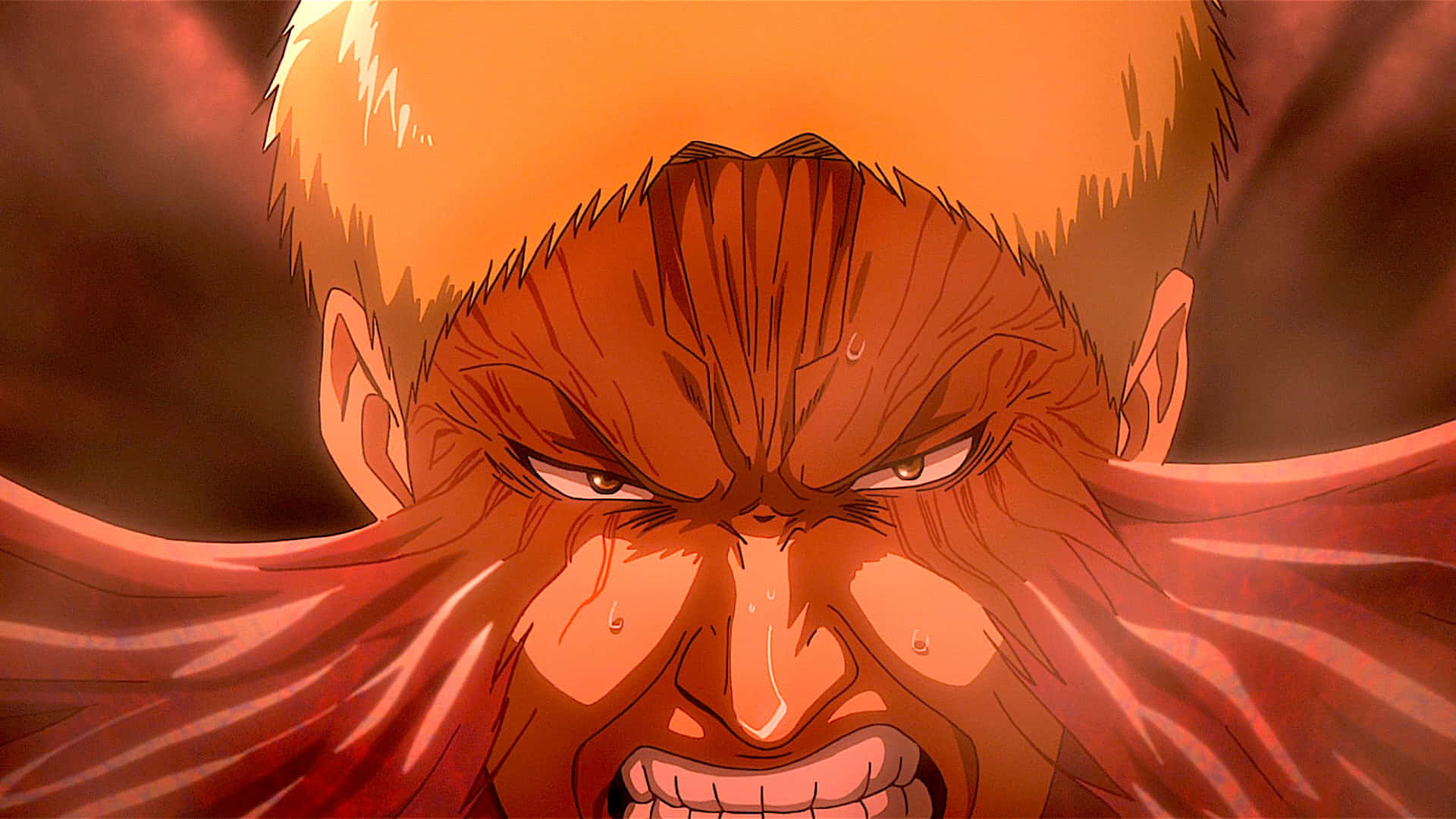 Attack On Titan Season 2, anime titan, enraged face, Full HD Desktop Wallpaper