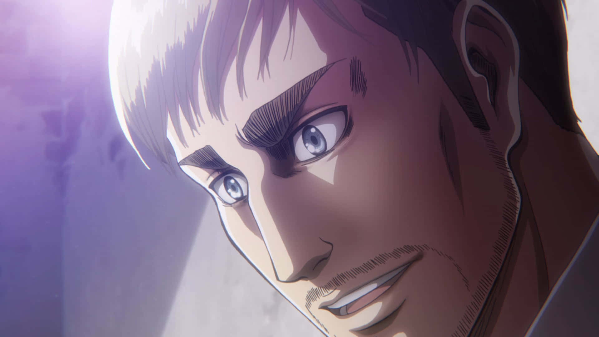 Attack On Titan Season 2, anime portrait, determined man, Full HD Desktop Wallpaper