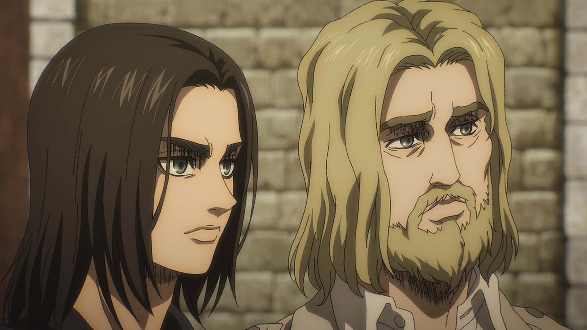 Attack On Titan Season 3, anime characters, intense expressions, Full HD Desktop Wallpaper