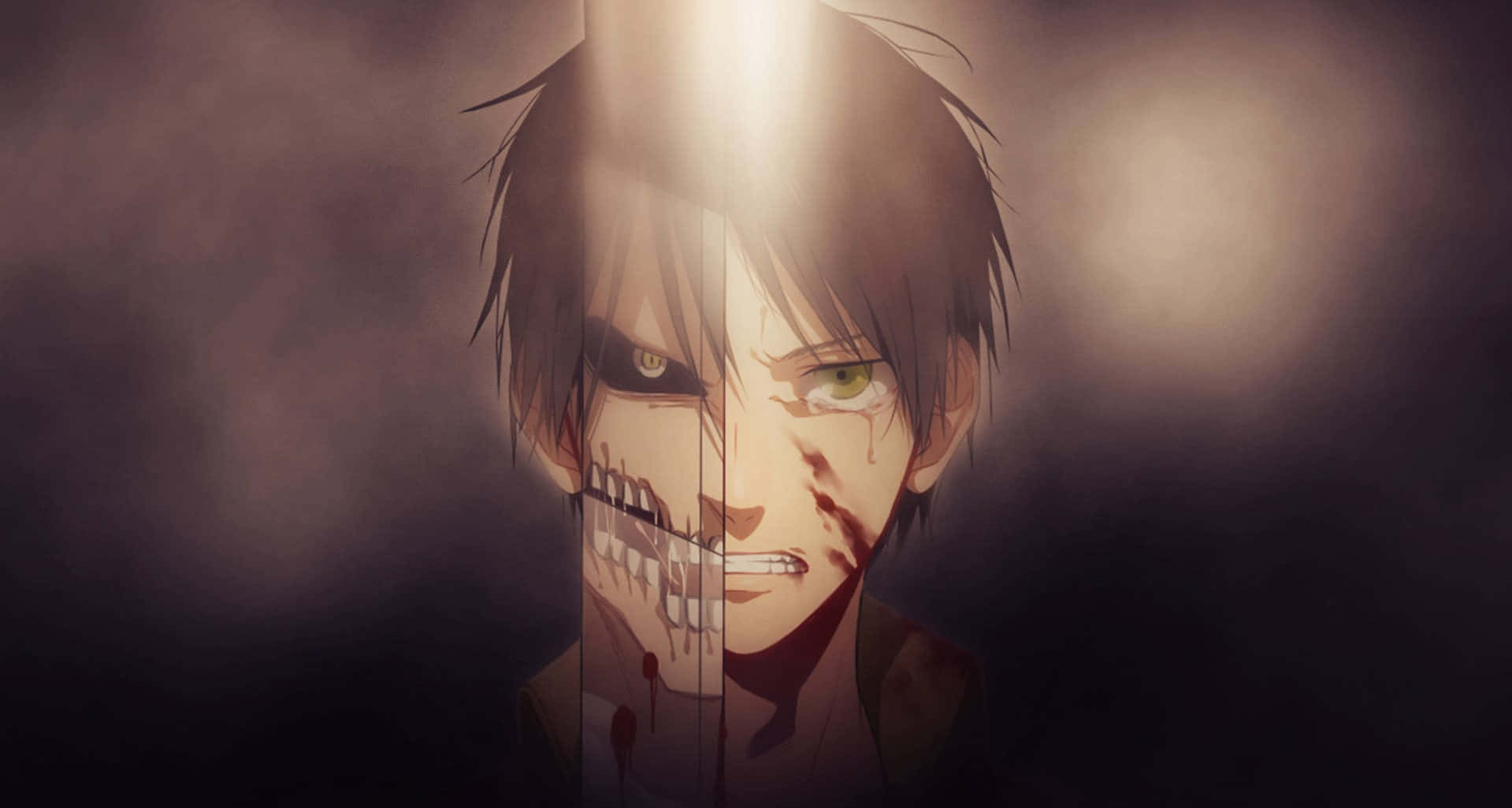 Attack On Titan Season 3, anime character, split-faced, HD Desktop Wallpaper