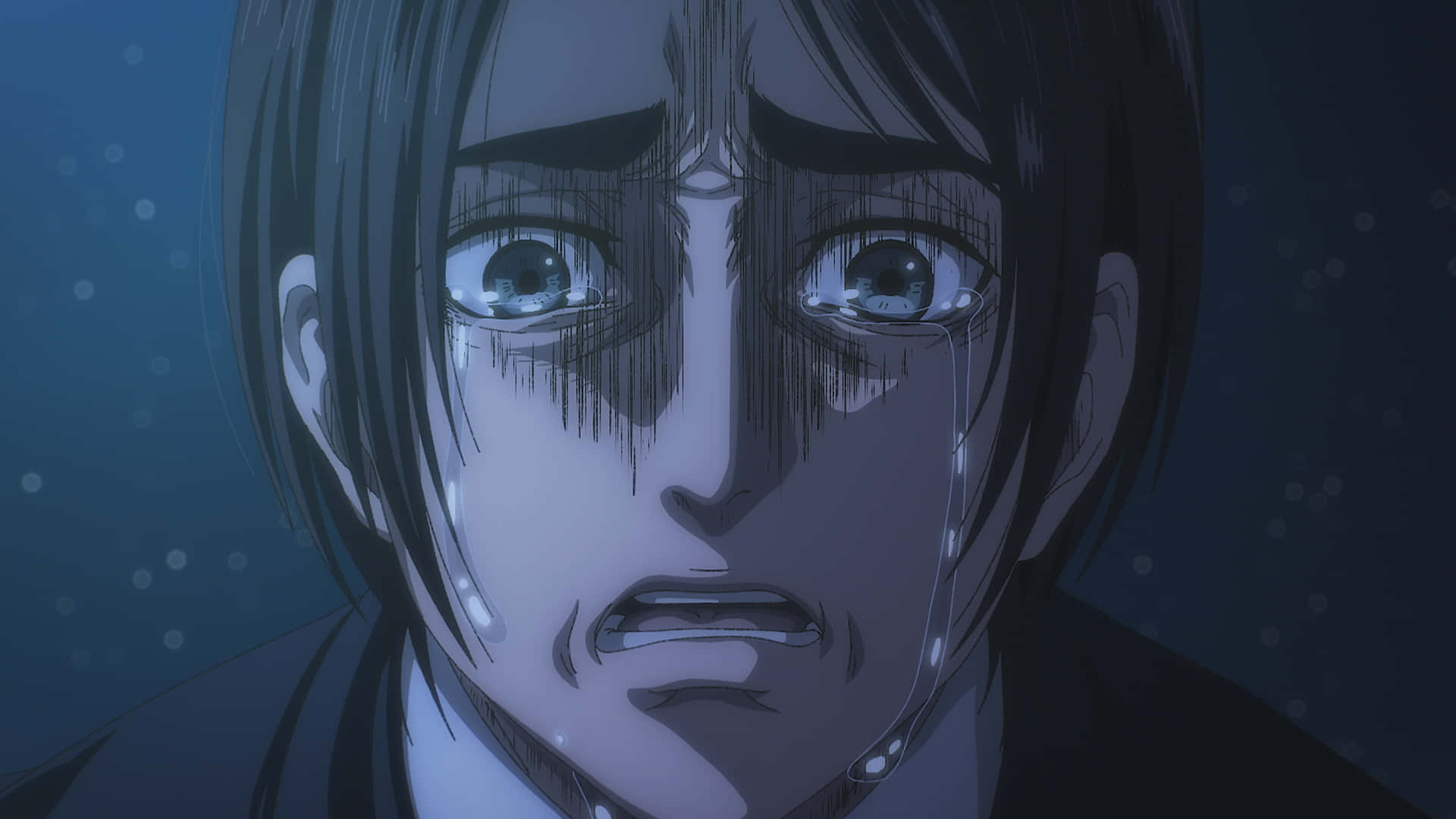 Attack On Titan The Final Season, anime character, tear-streaked face, Full HD Desktop Wallpaper