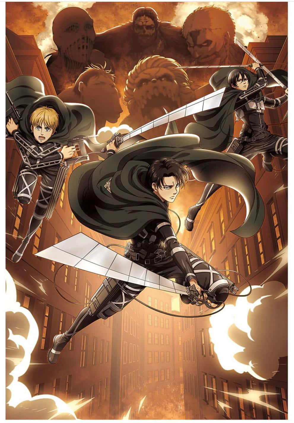 Attack On Titan The Final Season, maneuver gear, colossal titans, HD Phone Wallpaper