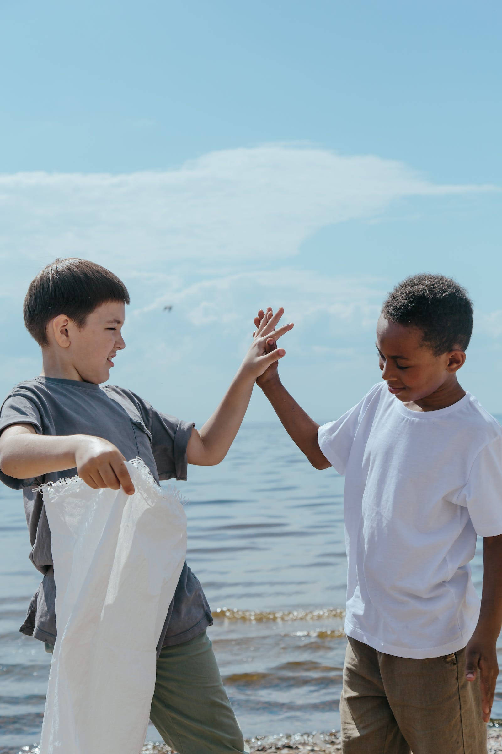 Attitude Boys, sunny beach, ocean waves, Full HD Phone Wallpaper