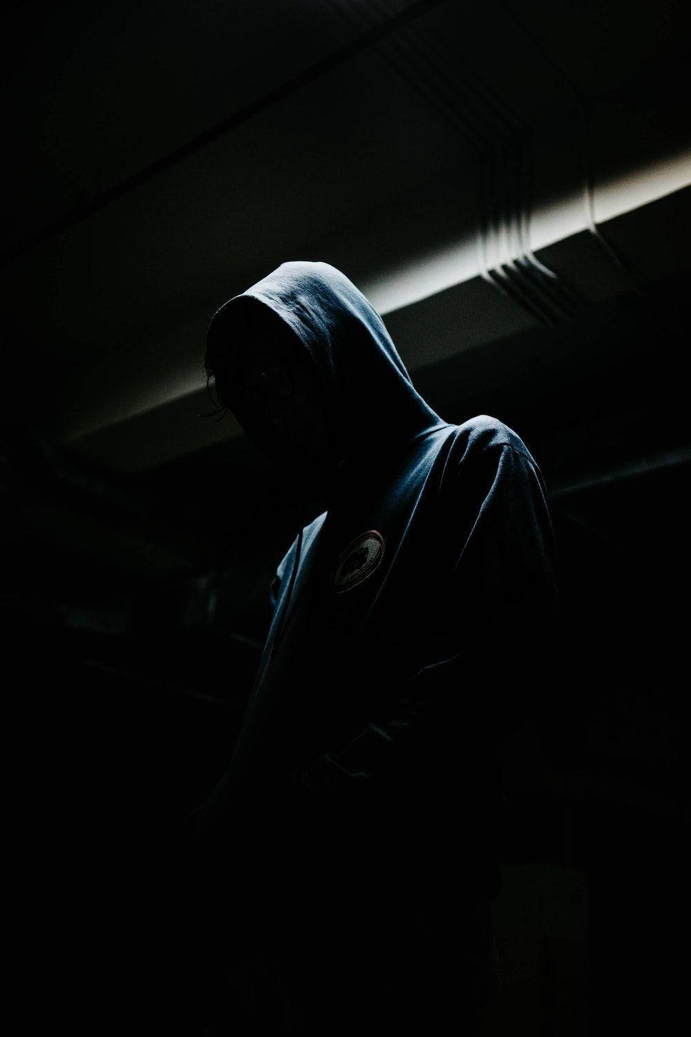 Attitude Boy, hooded figure, silhouette, HD Phone Wallpaper