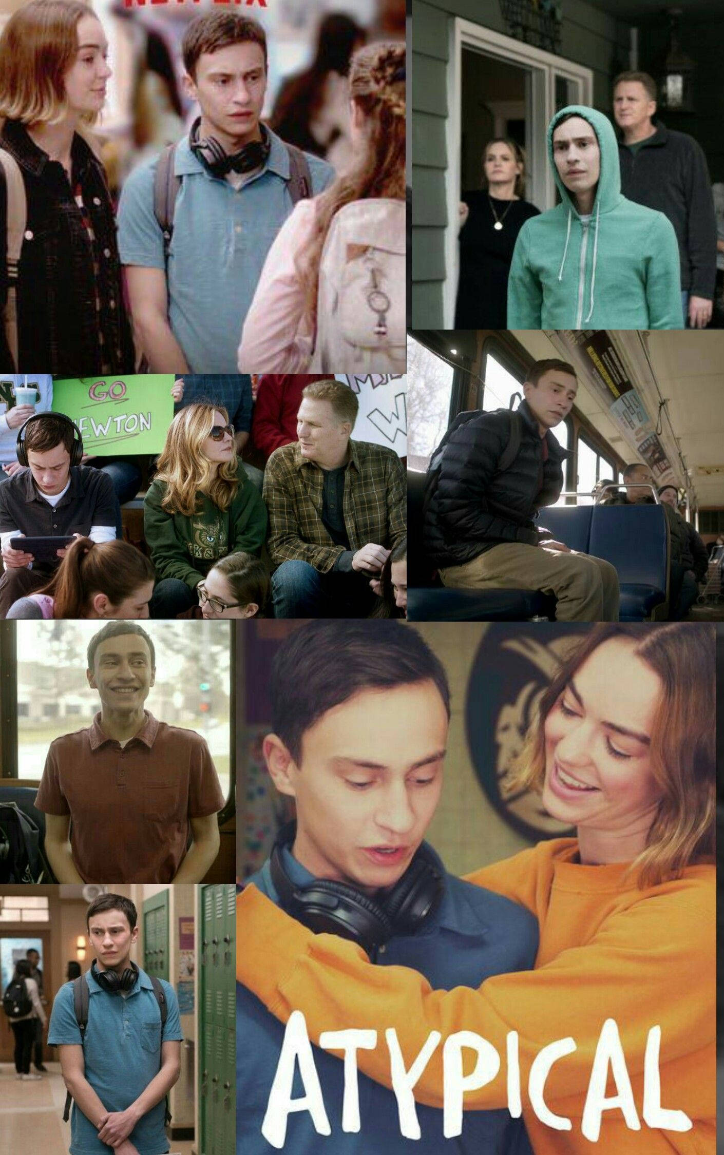 Atypical, comedy drama television series, school hallways, Full HD Phone Wallpaper
