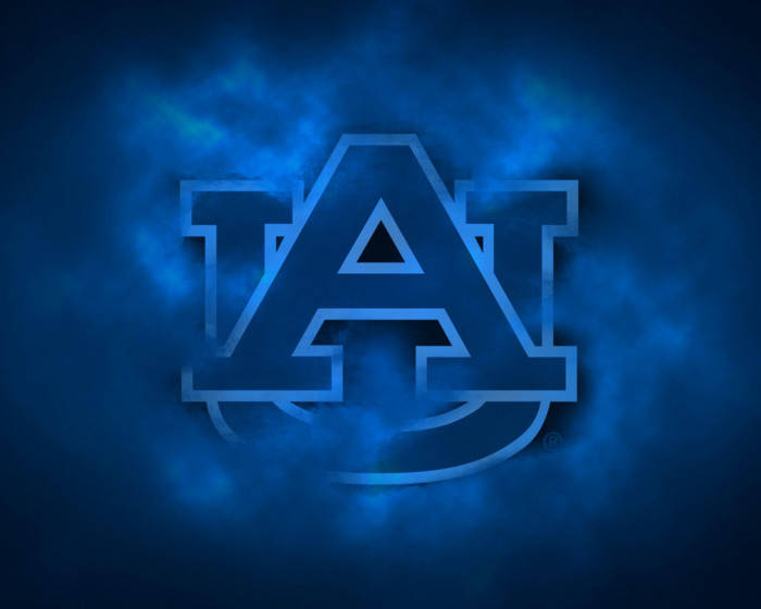 Auburn Football, blue logo, A, SD Desktop Wallpaper
