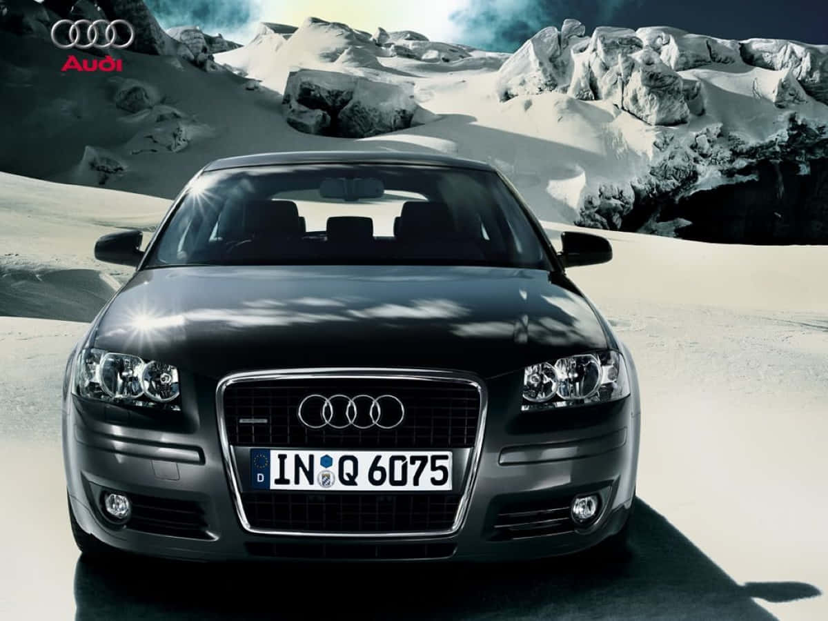 Audi A3, black, sunlight, SD Desktop Wallpaper