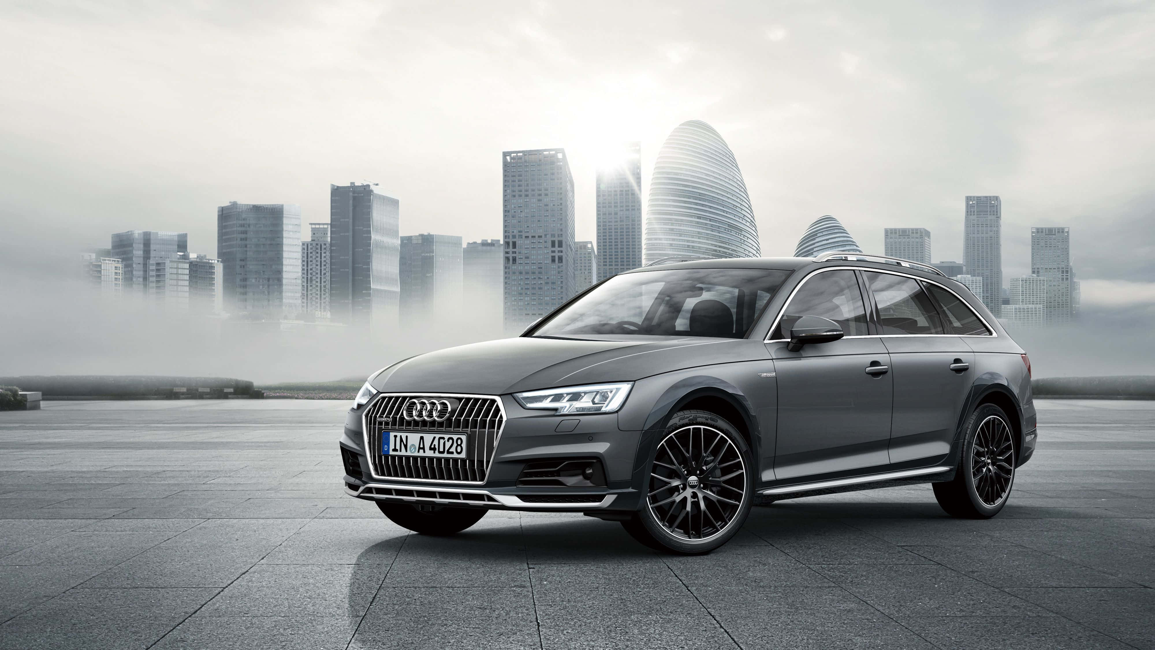 Audi A4, gray, station wagon, 4K Desktop Wallpaper