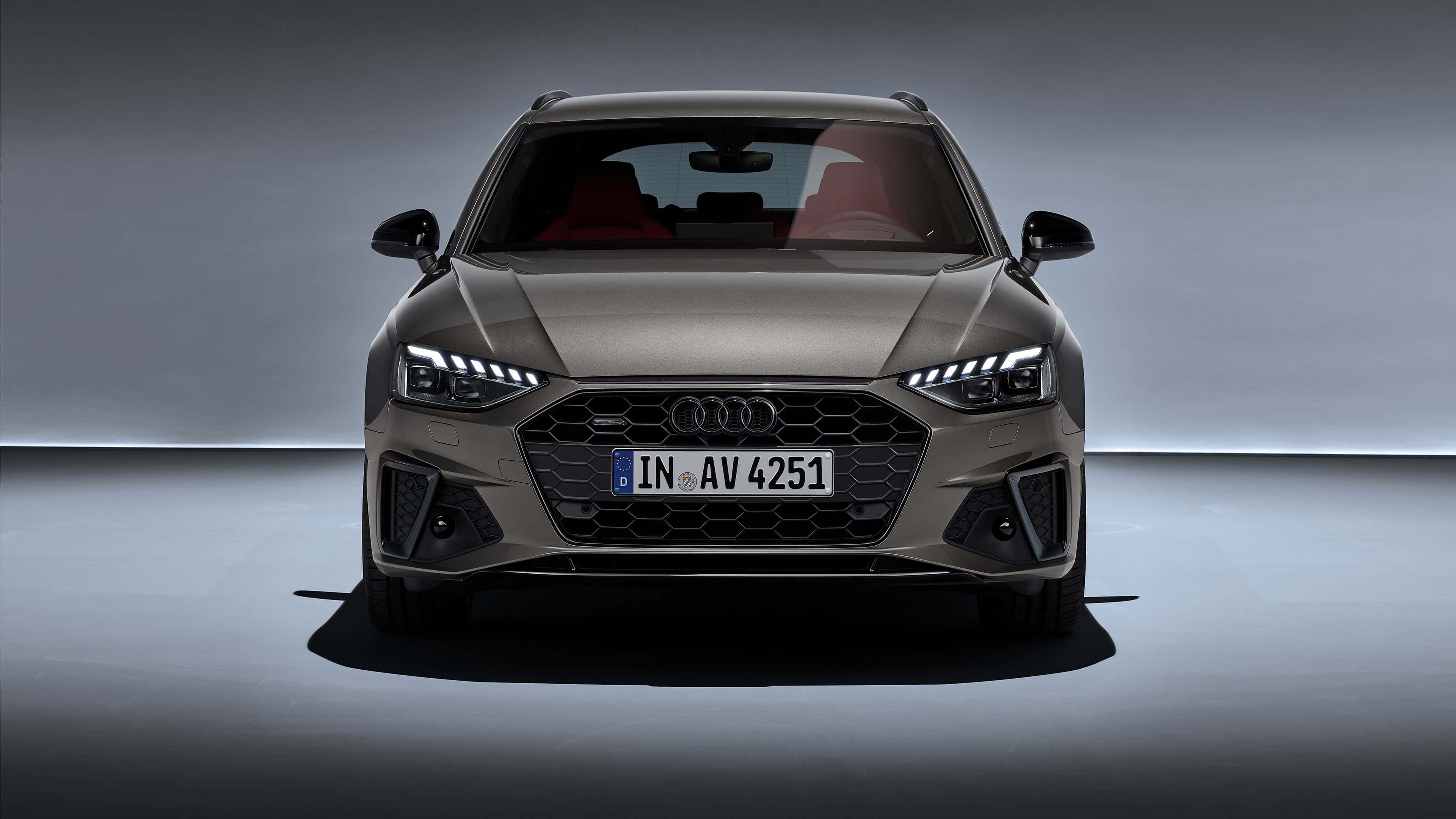 2020 Audi A4, matte gray, station wagon, 4K Desktop Wallpaper