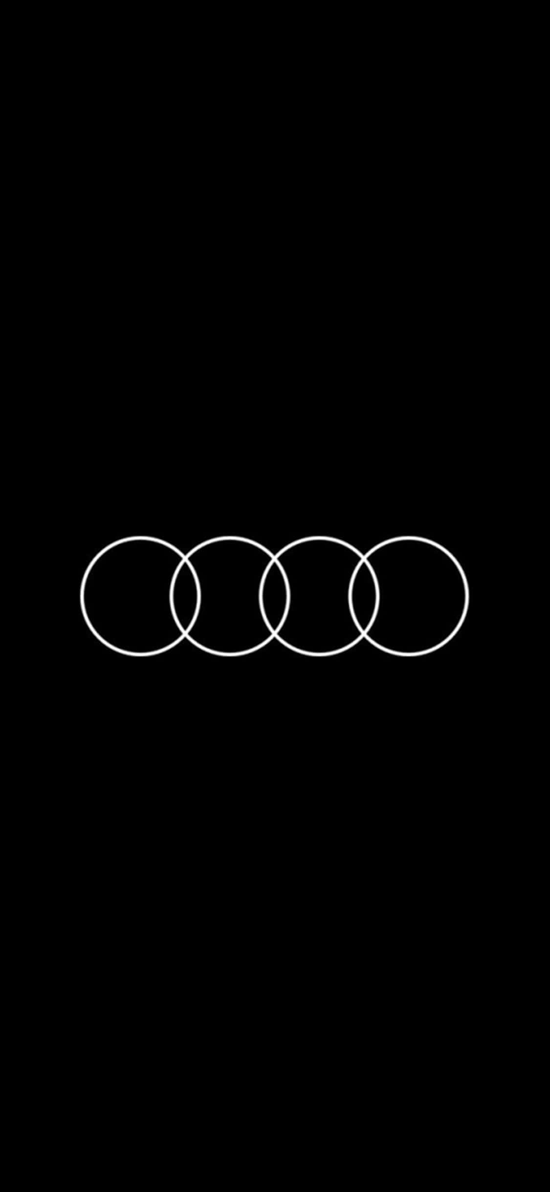 Audi, iPhone, white rings, Full HD Phone Wallpaper