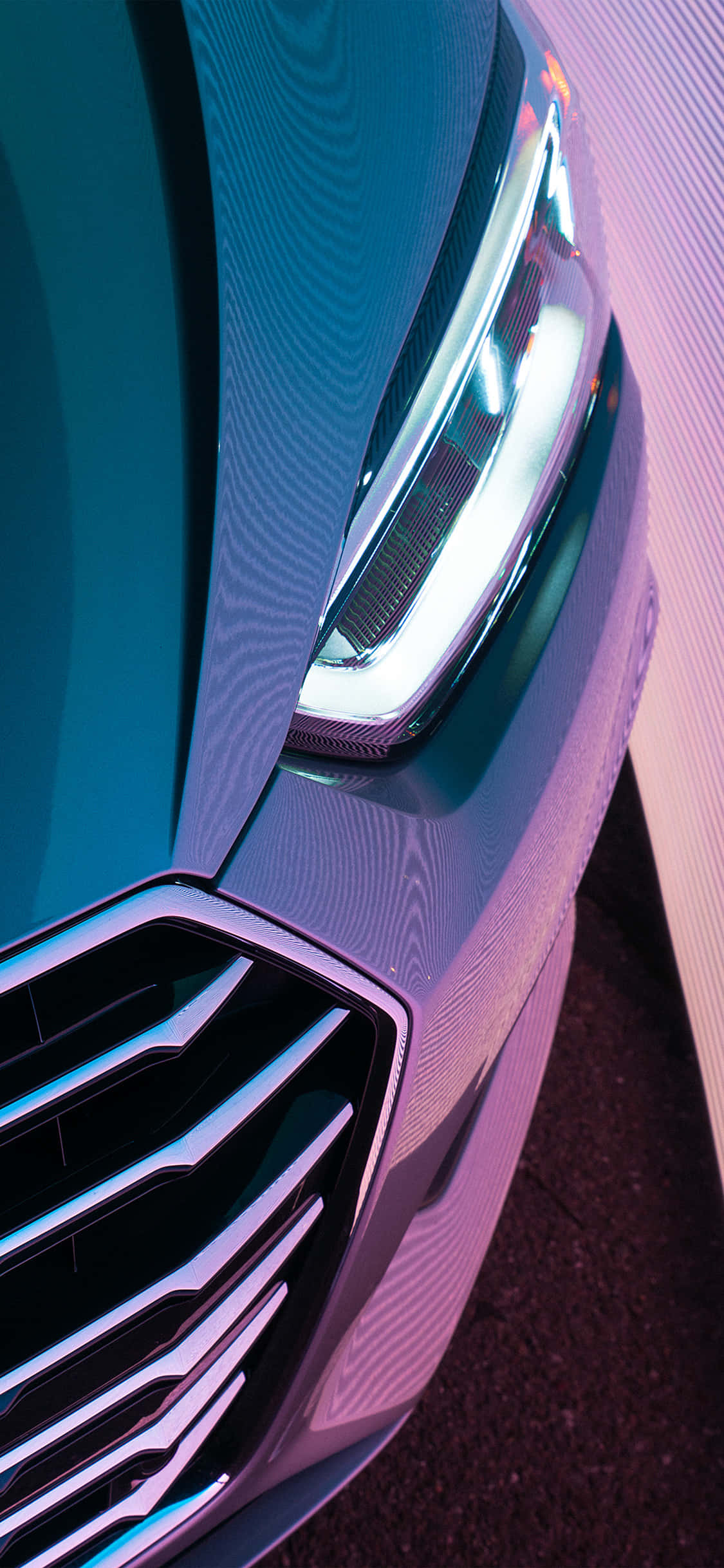 Audi, iPhone, neon blue, Full HD Phone Wallpaper