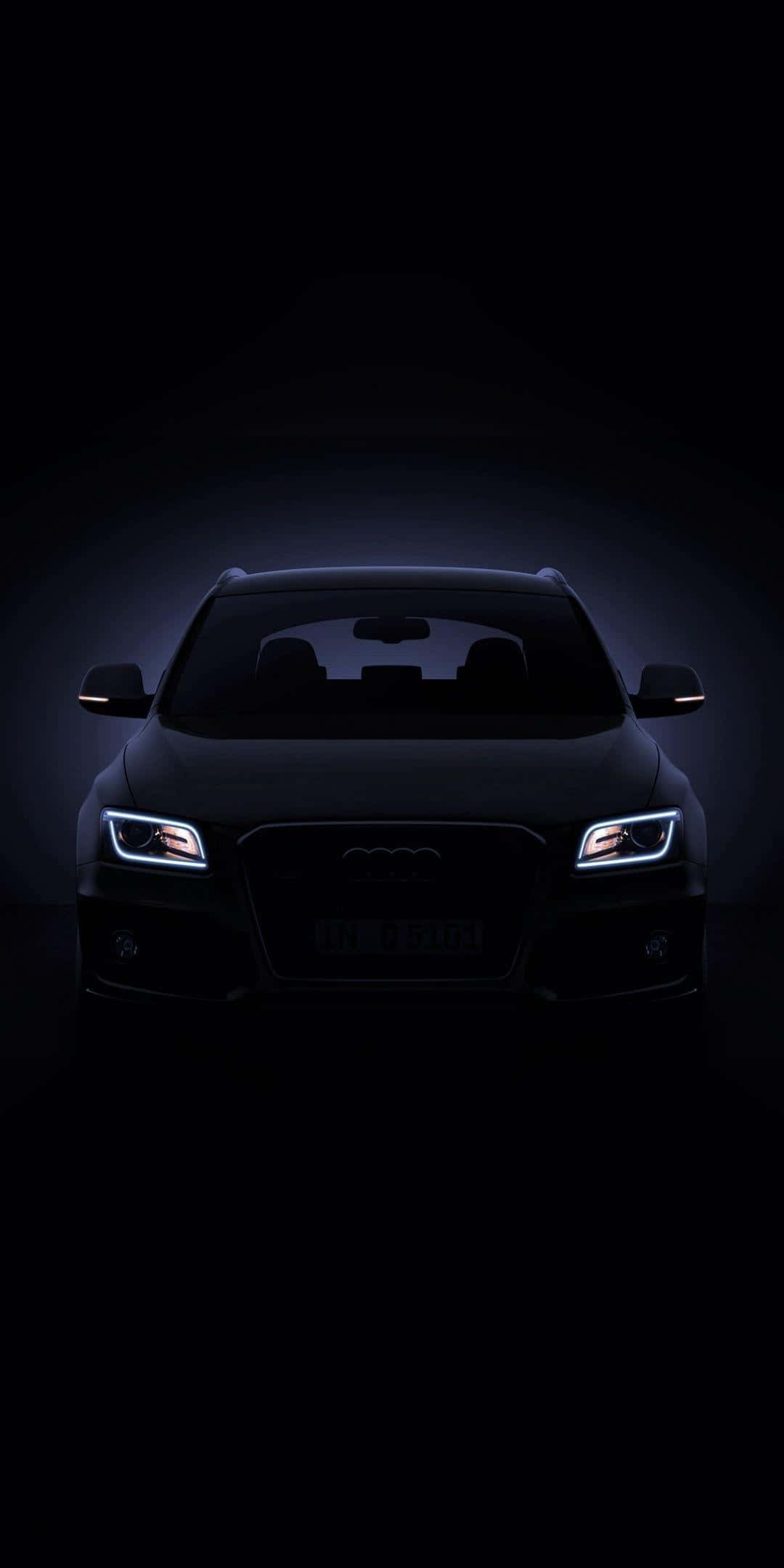 Audi Q5, black, sharp headlights, Full HD Phone Wallpaper