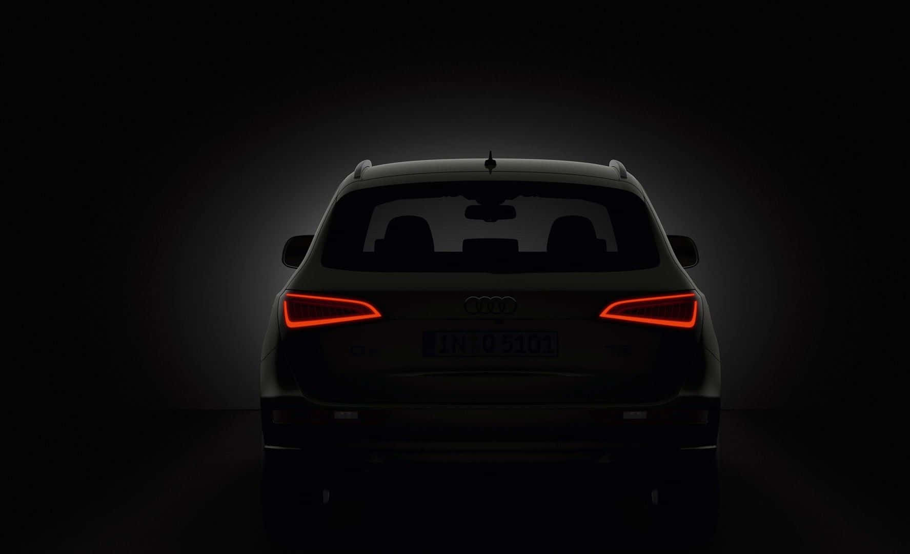 Audi Q5, red taillights, dark studio backdrop, HD Desktop Wallpaper
