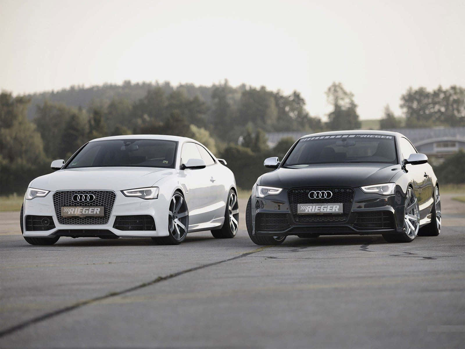 Audi S6, white, black, HD Desktop Wallpaper
