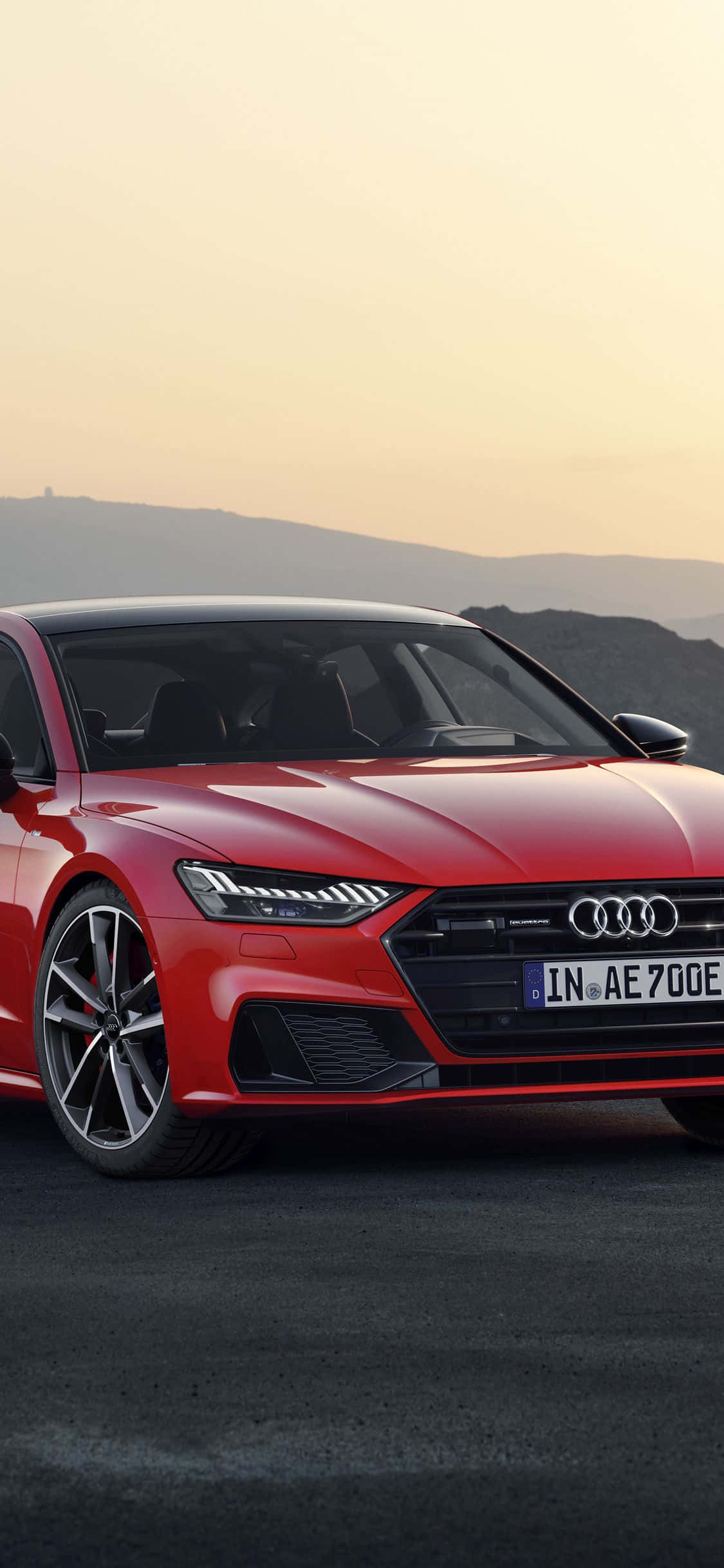 Audi S7, red, asphalt, Full HD Phone Wallpaper