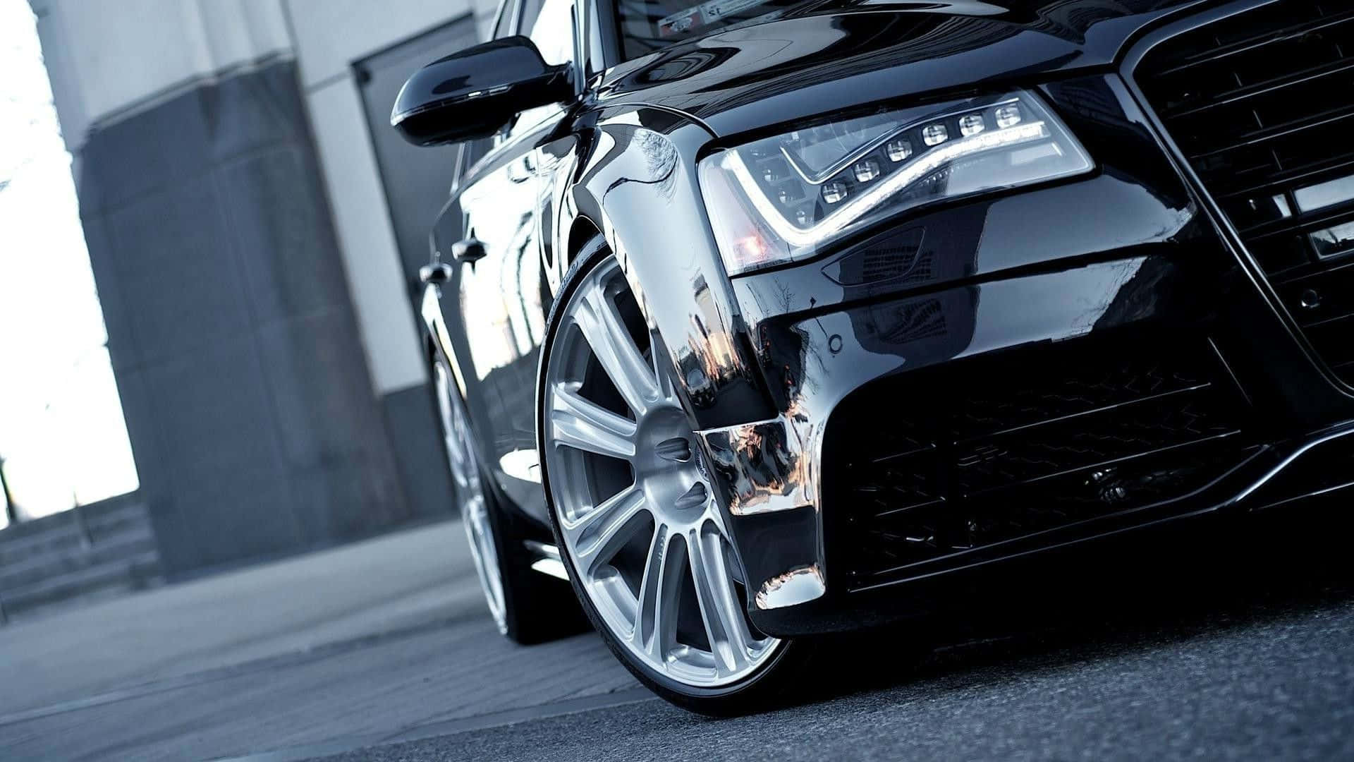Audi S8, black, luxury sedan, Full HD Desktop Wallpaper