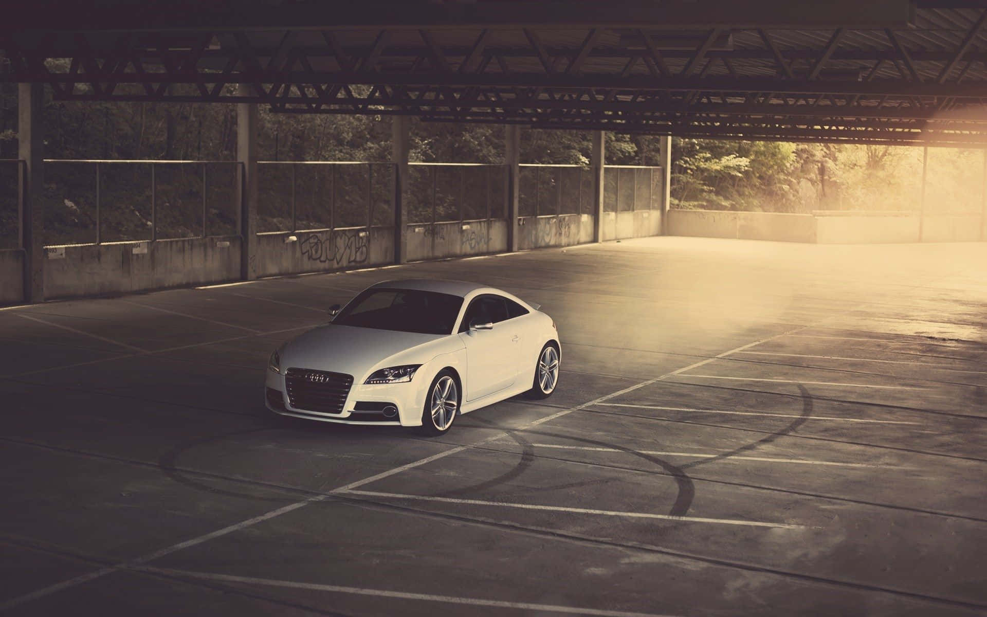 Audi TT, white, sports car, Full HD Desktop Wallpaper