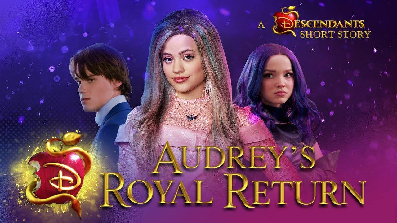 Audrey, Descendants, glowing hair, HD Desktop Wallpaper