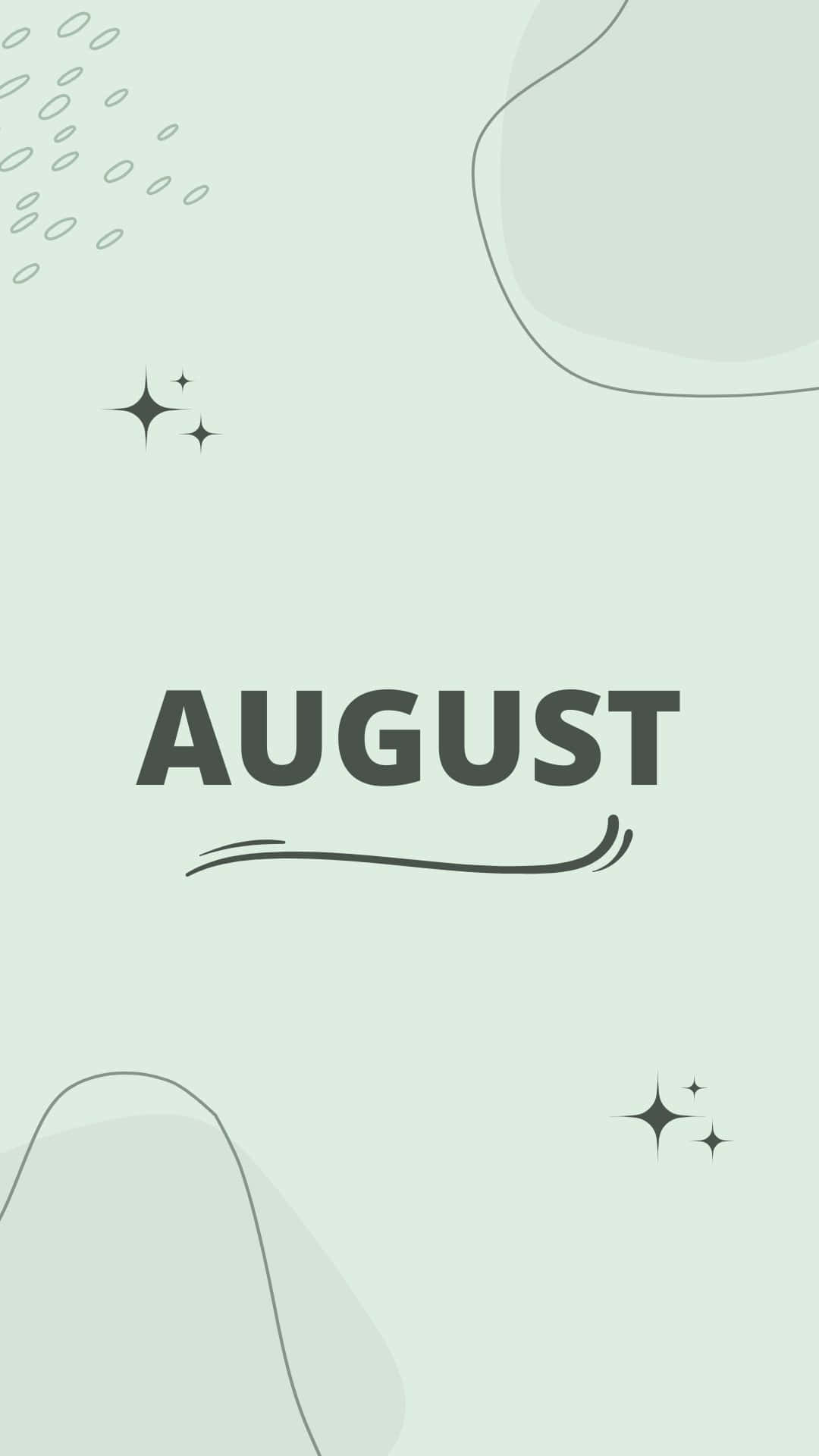 August, mint green, bold gray, Full HD Phone Wallpaper
