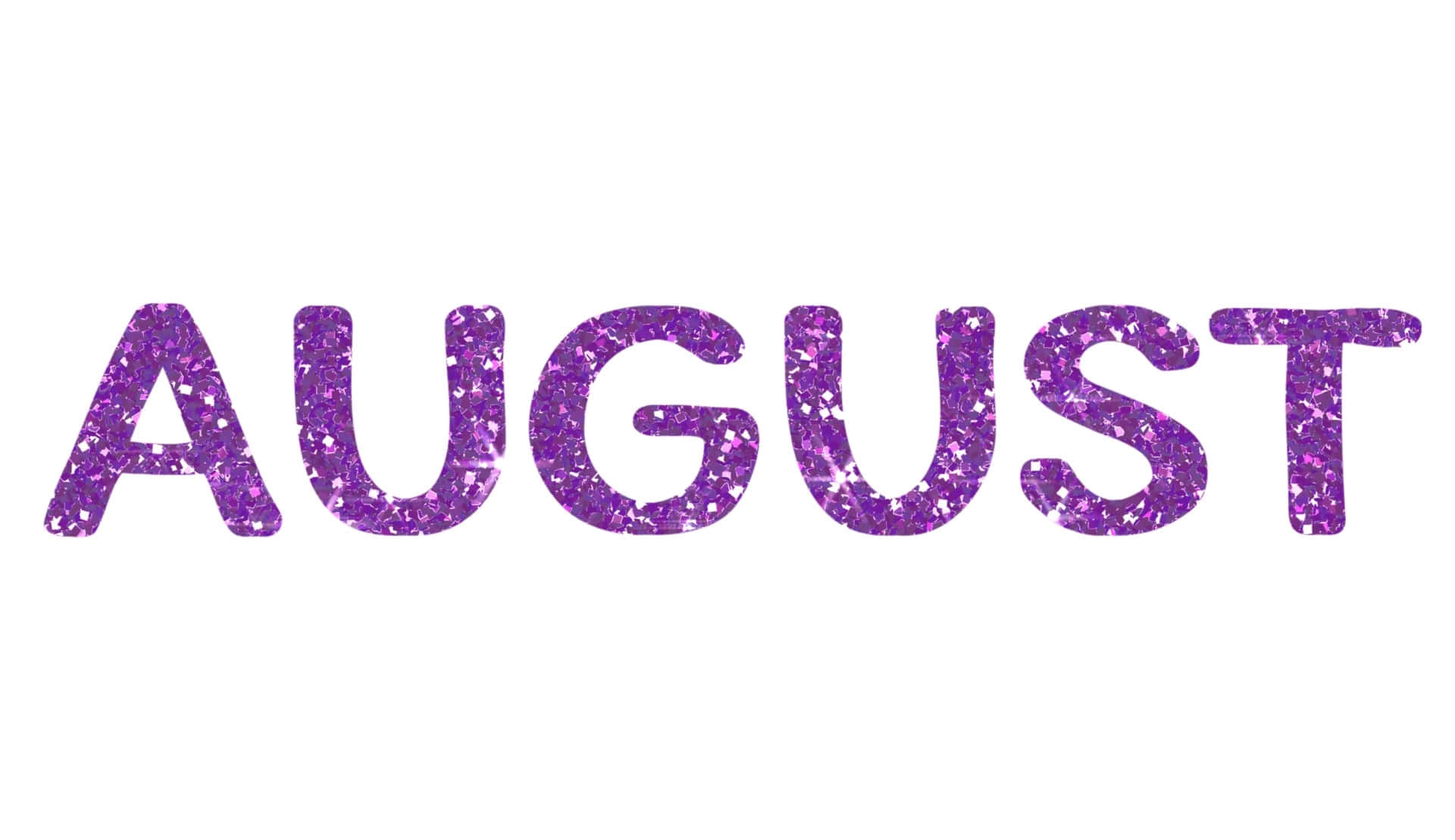August, purple glitter, bold, Full HD Desktop Wallpaper