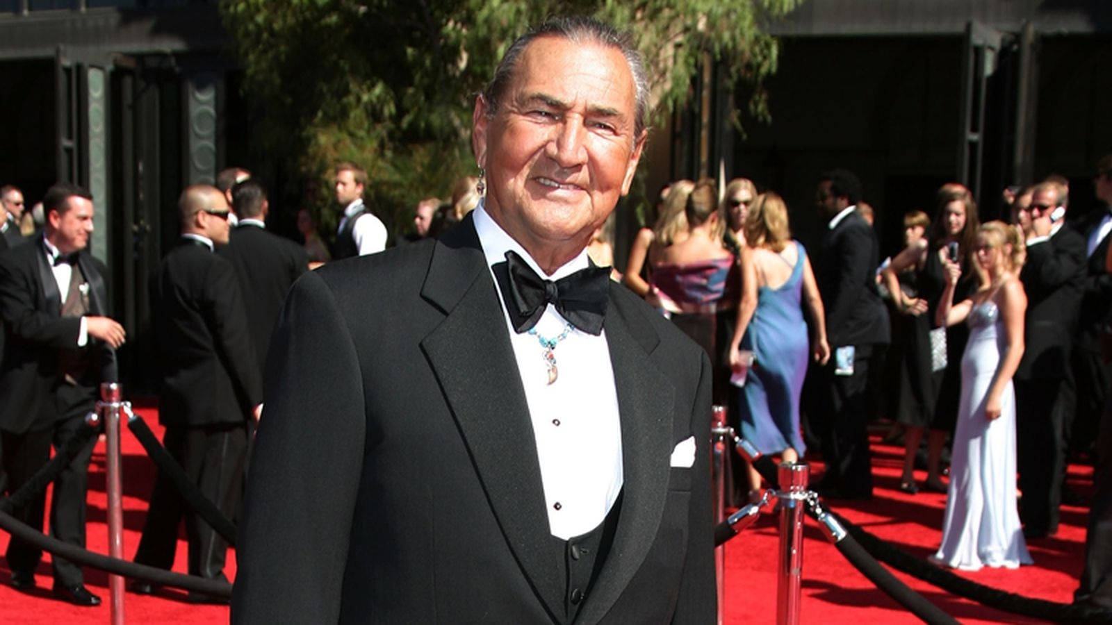 August Schellenberg, black tuxedo, bow tie, HD Desktop Wallpaper