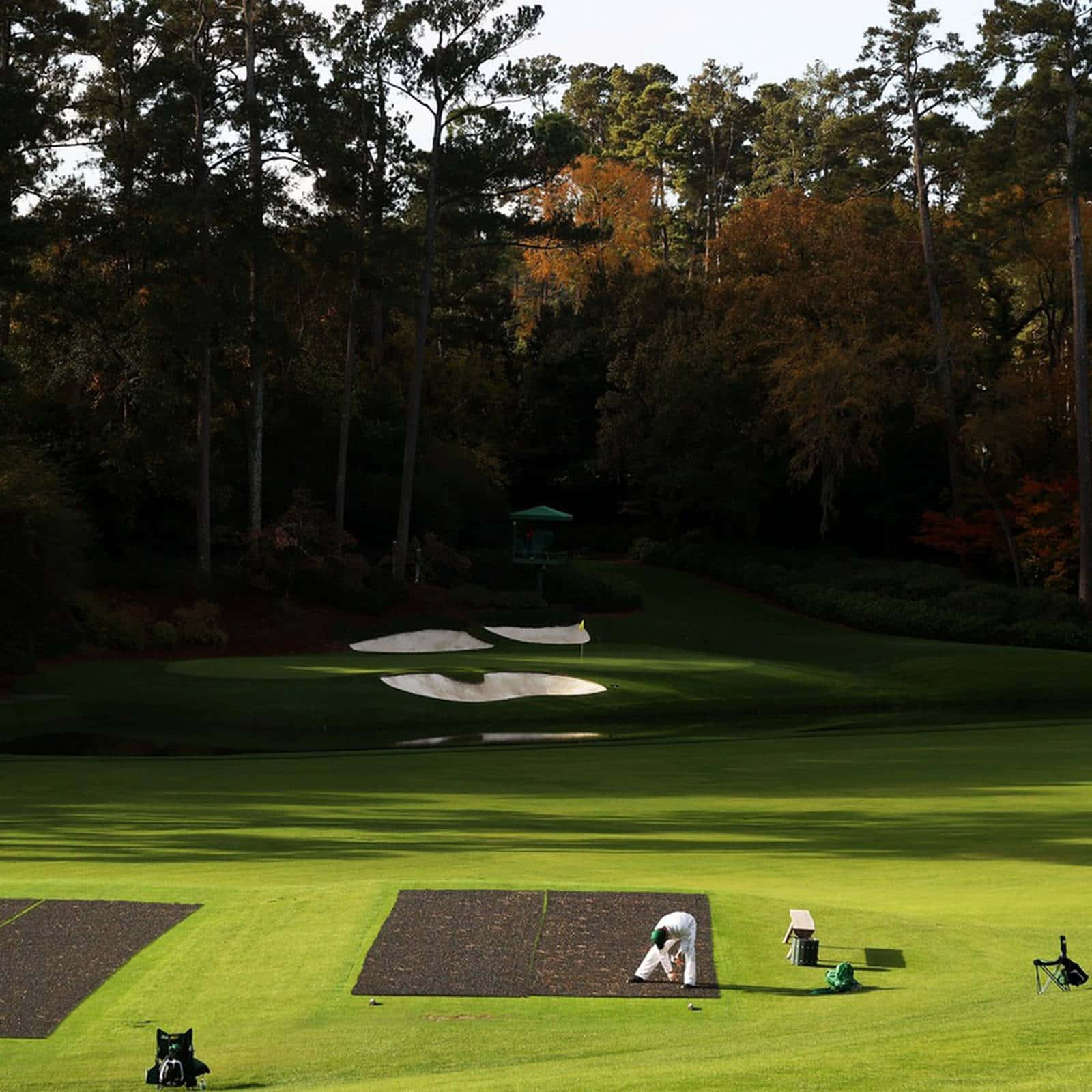Augusta National, golfer, white, HD Desktop Wallpaper