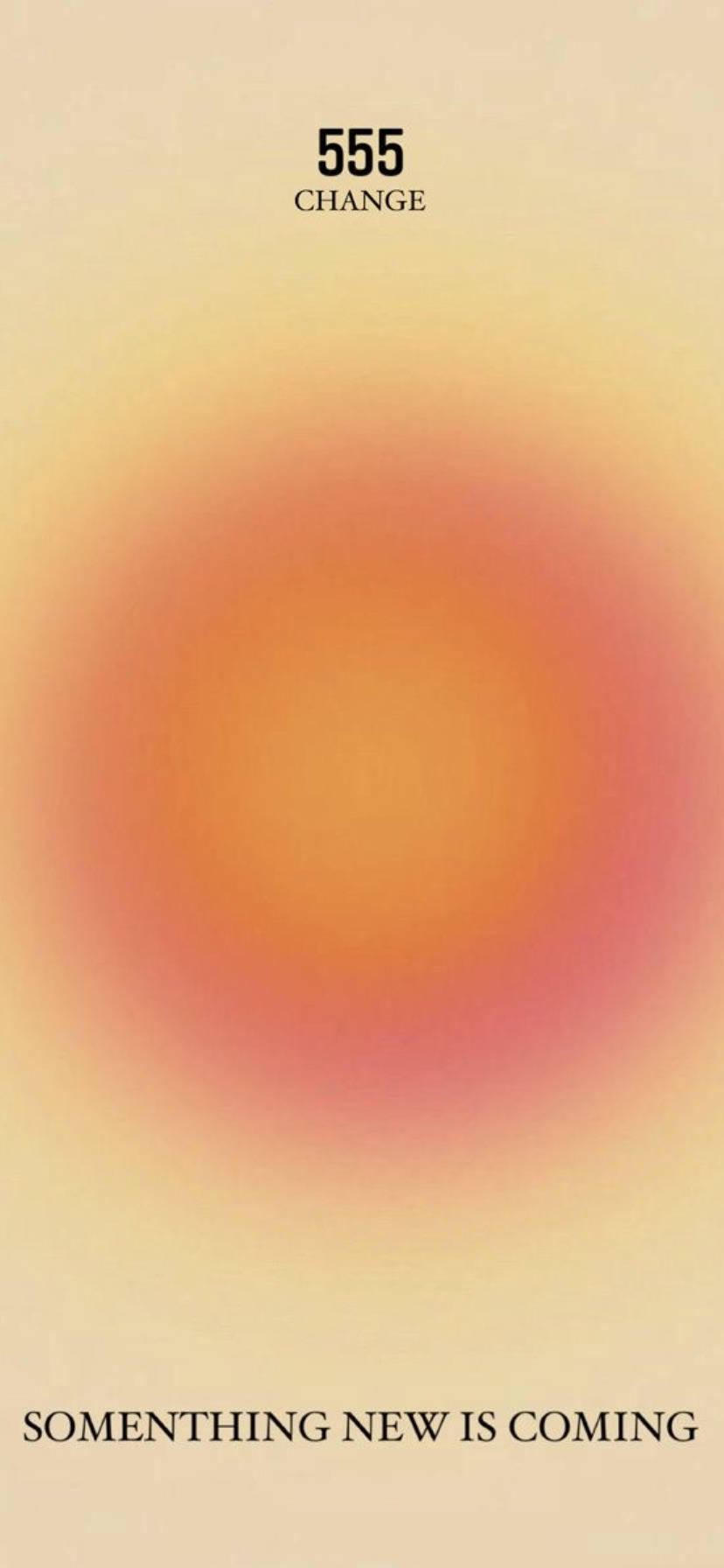 555 CHANGE, SOMETHING NEW IS COMING, warm tones, HD Phone Wallpaper