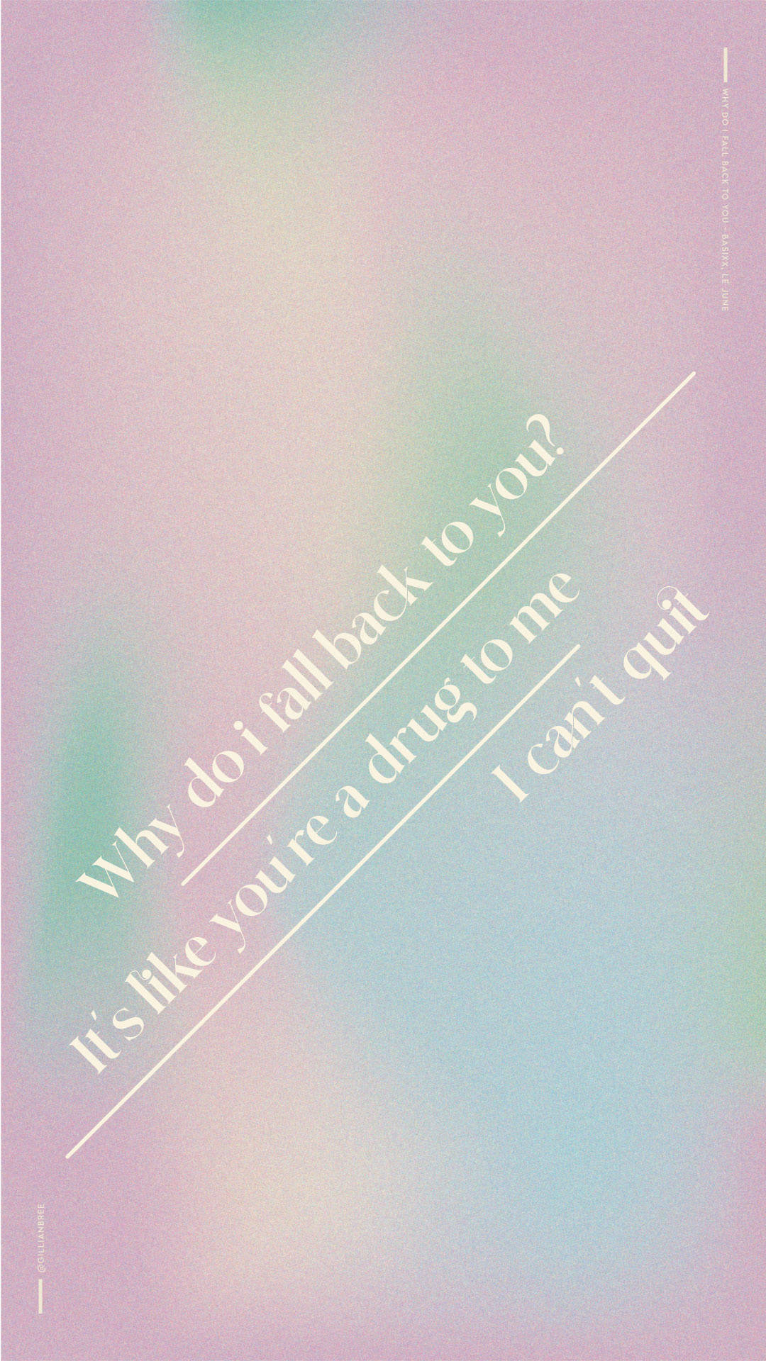 purple and green aura aesthetic, soft pastel gradient background, diagonal text, Full HD Phone Wallpaper