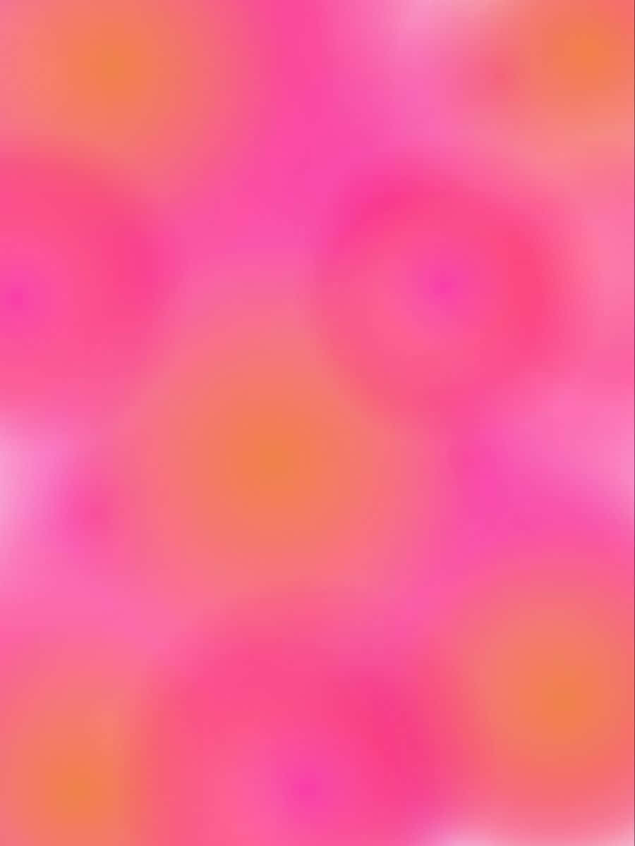 vibrant pink aura, soft abstract gradient, pink and orange hues, SD Phone Wallpaper