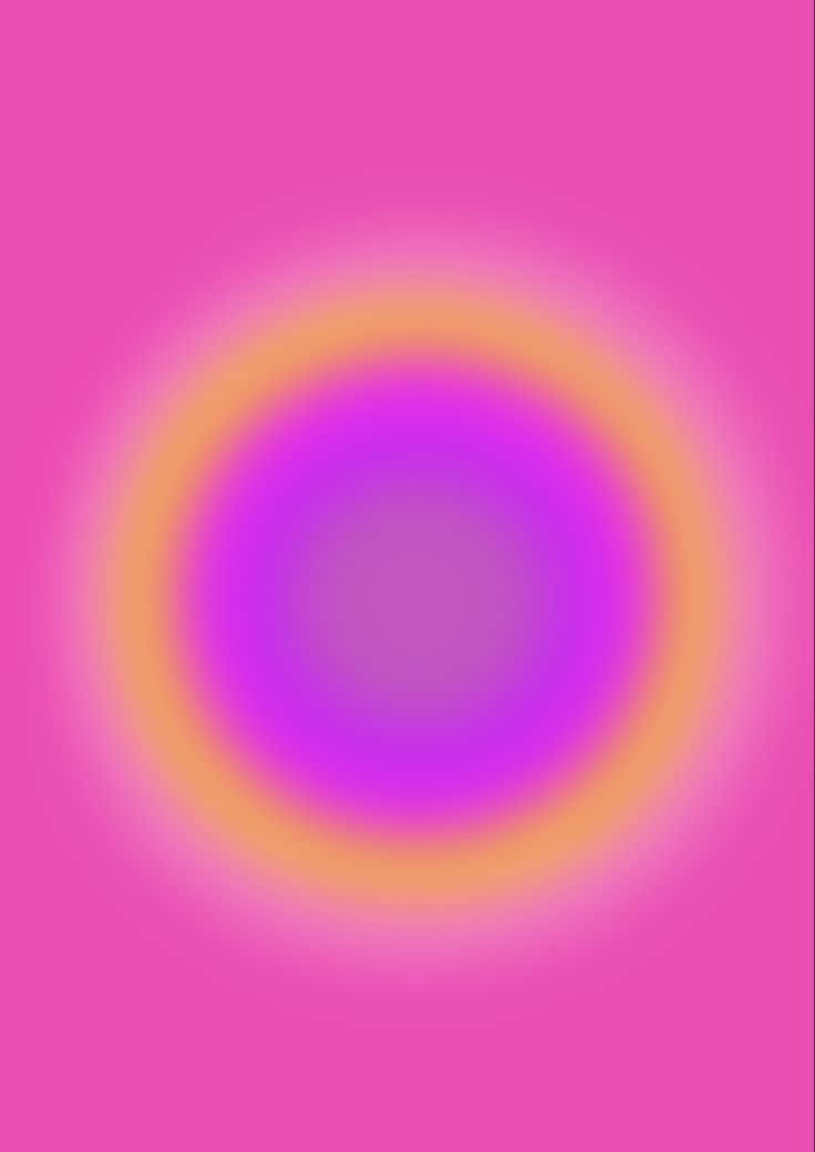 Aura Color, purple core, orange, SD Phone Wallpaper
