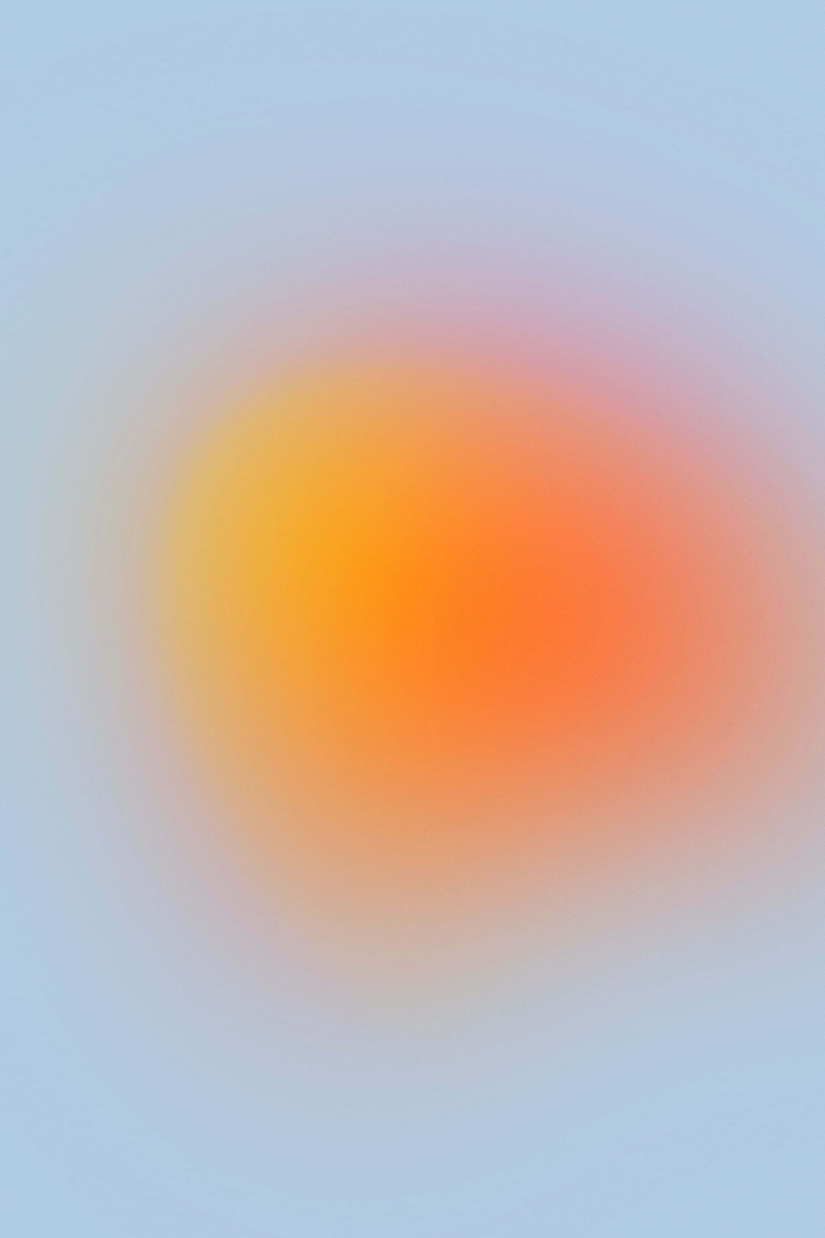 Aura Color, orange, yellow, 4K Phone Wallpaper