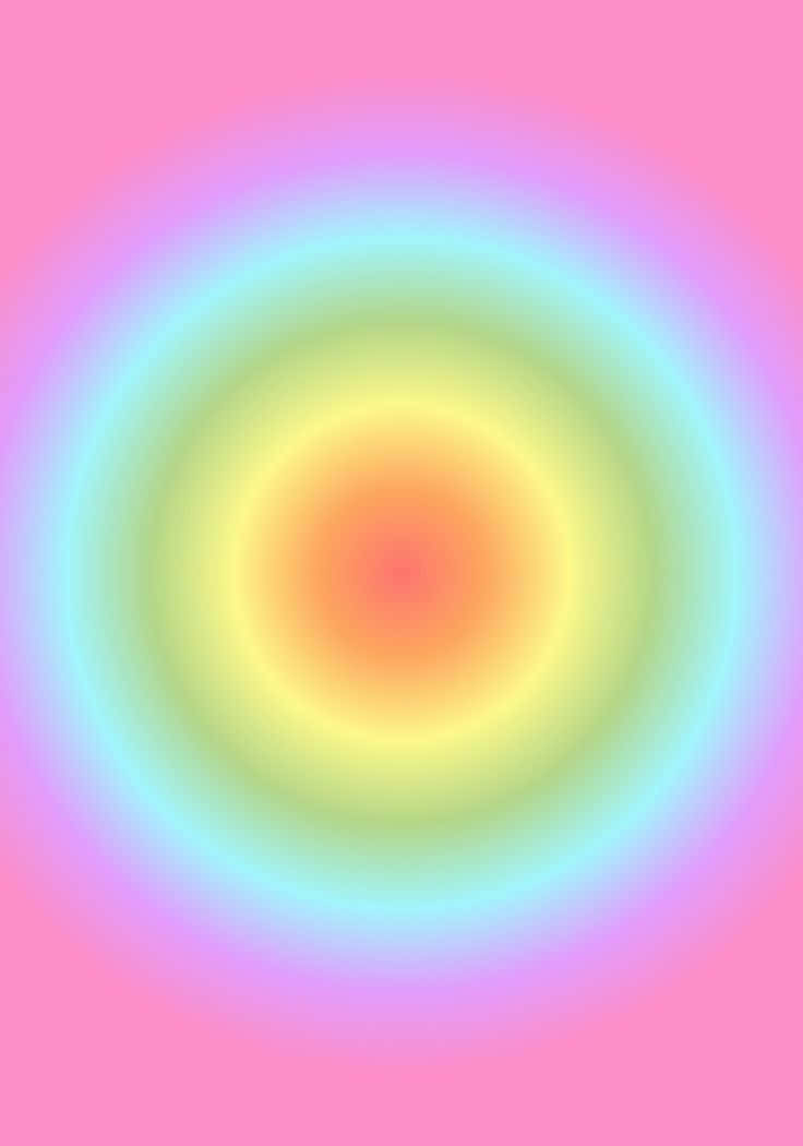 Aura Color, pastel rainbow hues, pink background, SD Phone Wallpaper