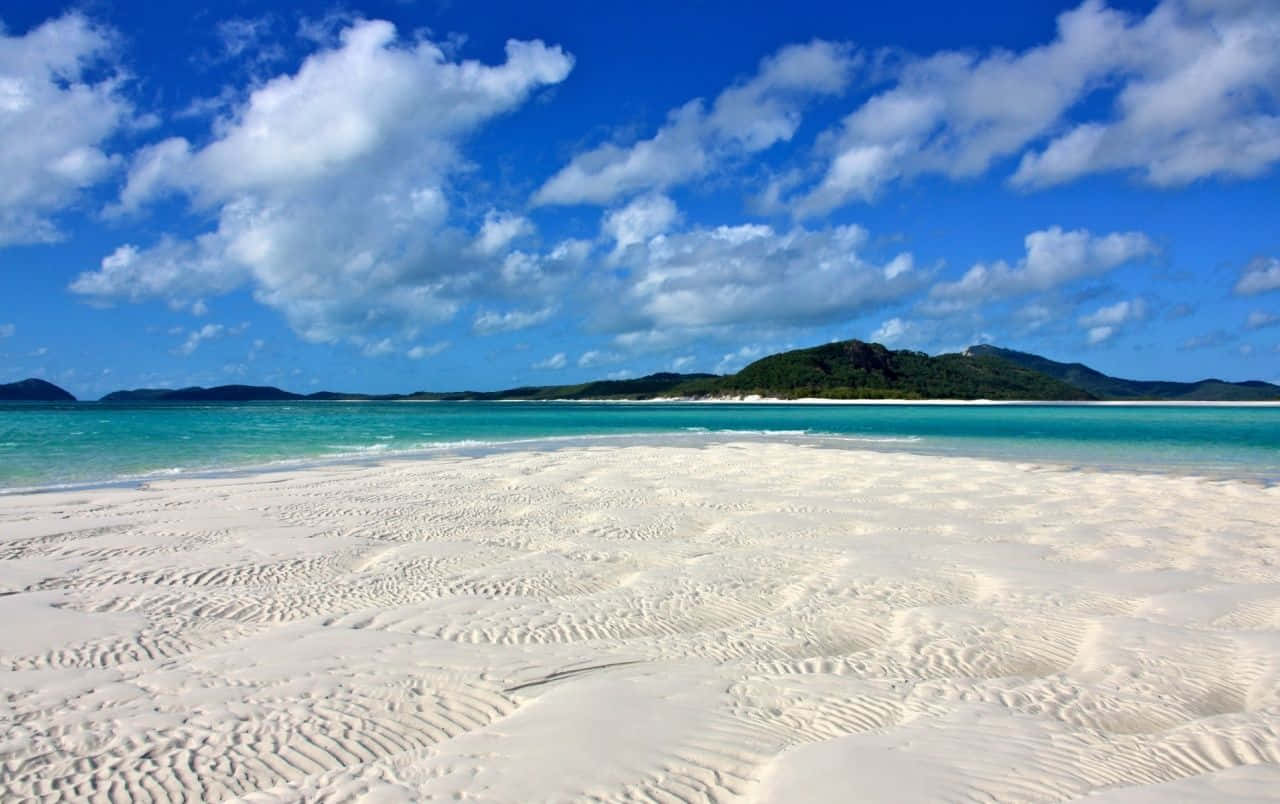 Australia Beach, sunrise, white sand beach, HD Desktop Wallpaper