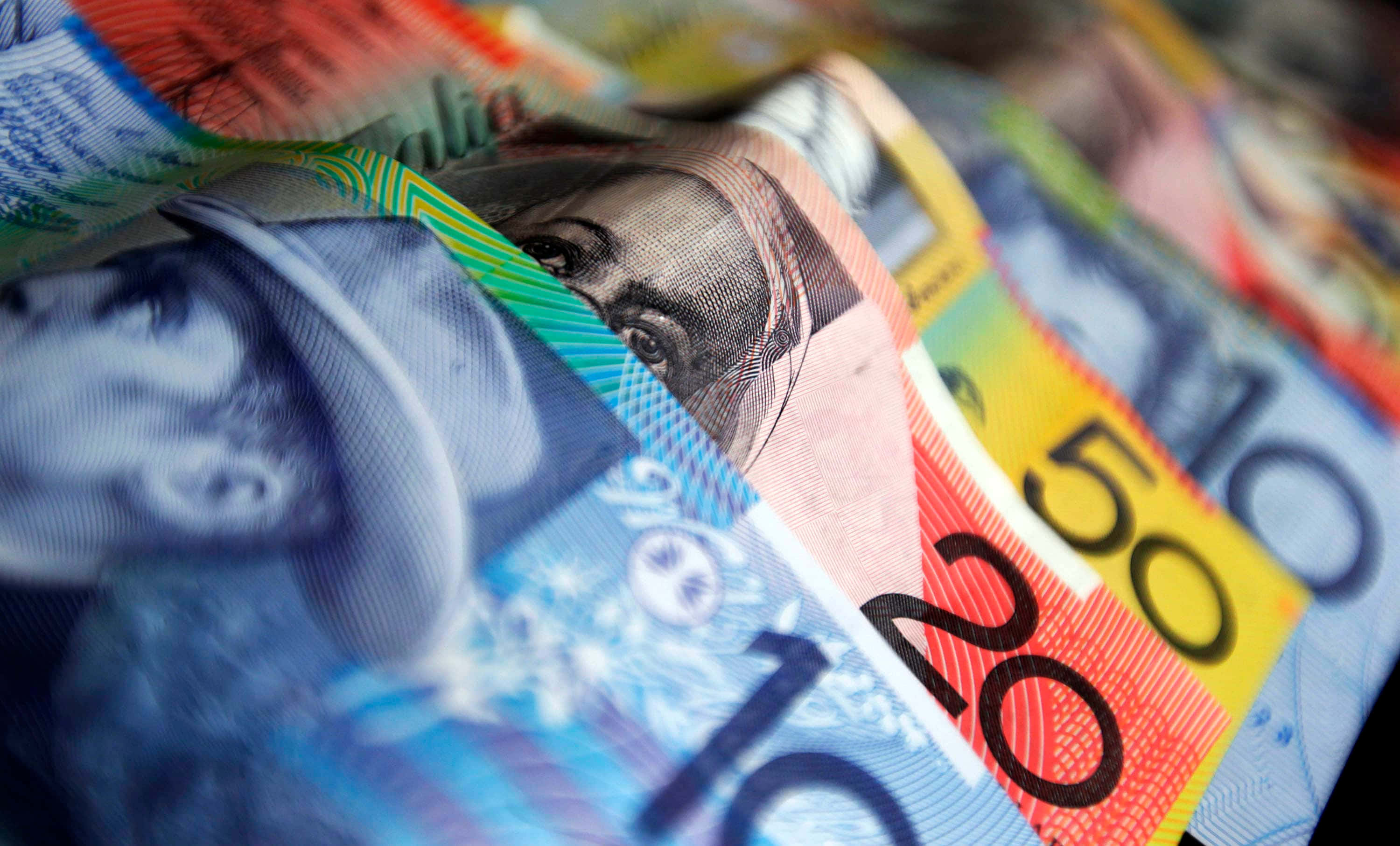 Australian Dollar, $20 bill, $50 bill, 2K Desktop Wallpaper
