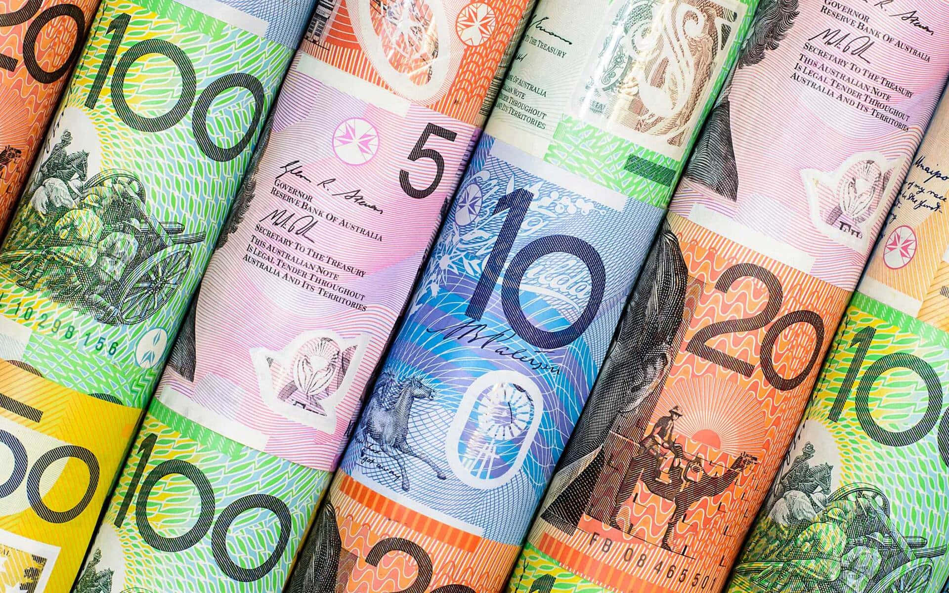 Australian Dollar, 5 dollars, 10 dollars, Full HD Desktop Wallpaper
