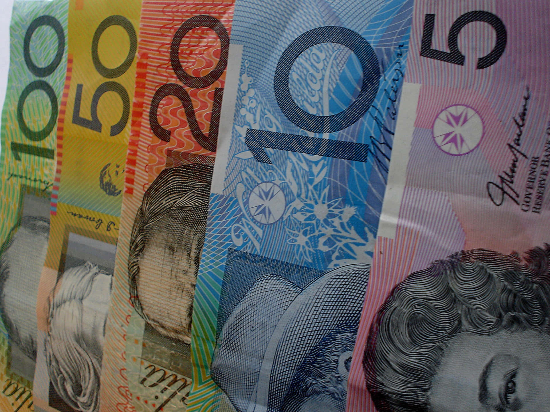 Australian Dollar, 100, 50, Full HD Desktop Wallpaper